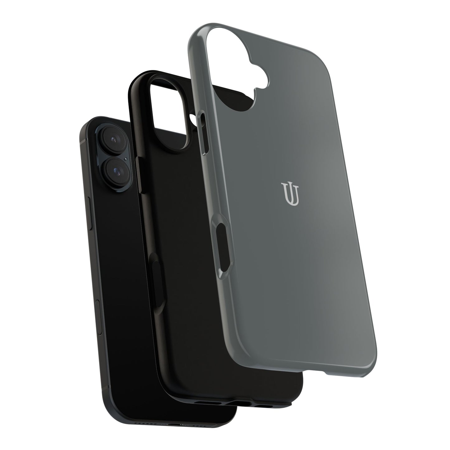 iPhone 16 Grey Tough Cases