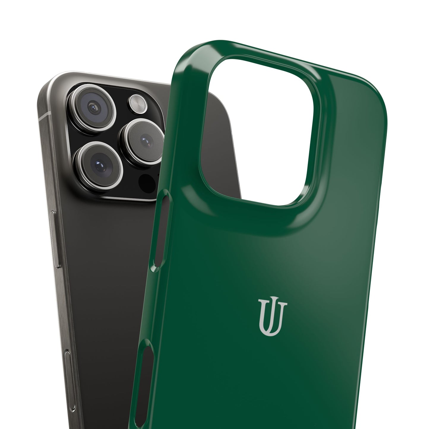 iPhone 16 Dark Green Snap Cases