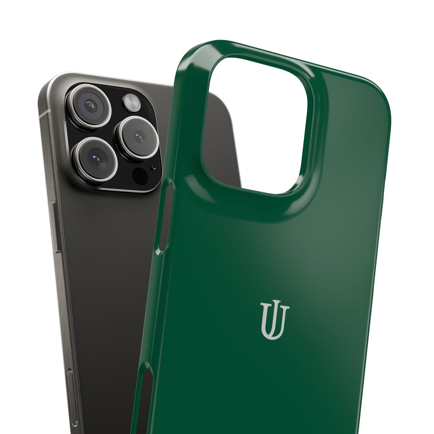 iPhone 16 Dark Green Snap Cases