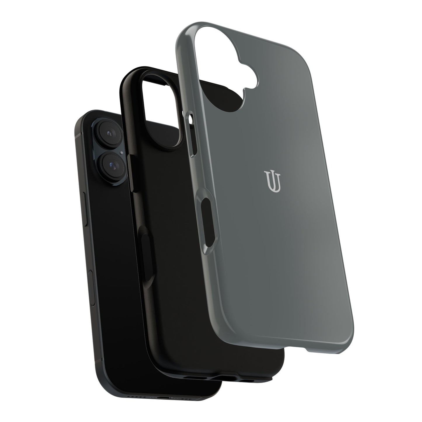 iPhone 16 Grey Tough Cases