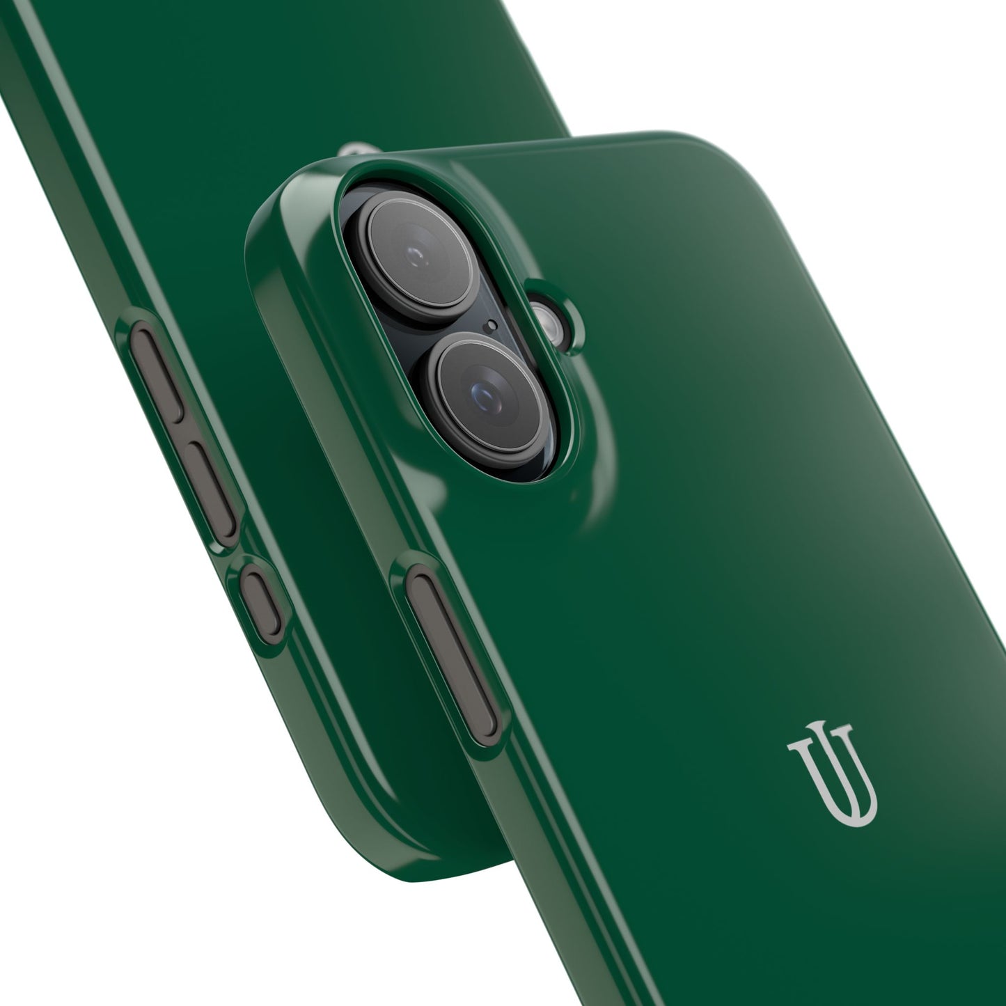 iPhone 16 Dark Green Snap Cases