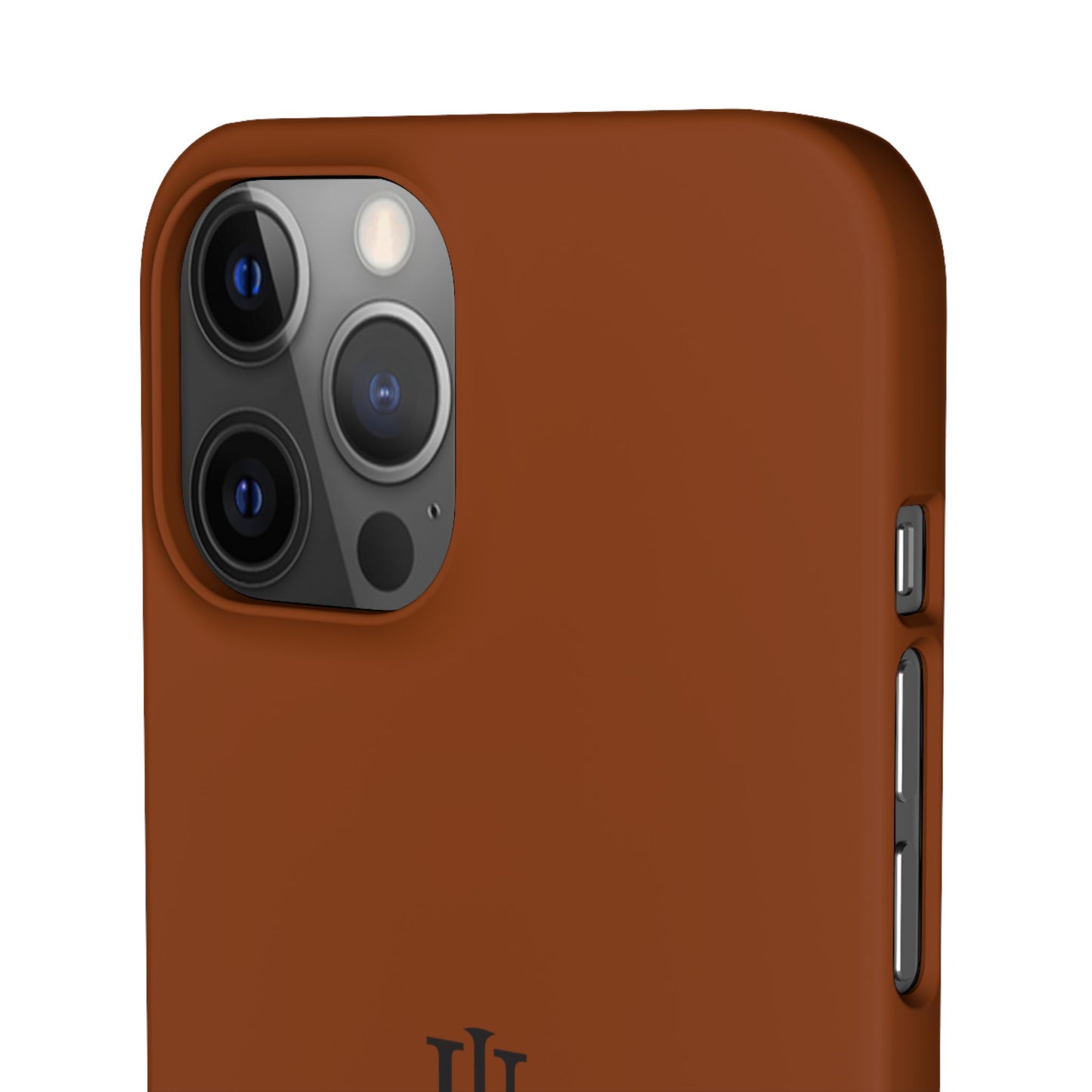 iPhone 12 Coffee Brown Snap Cases