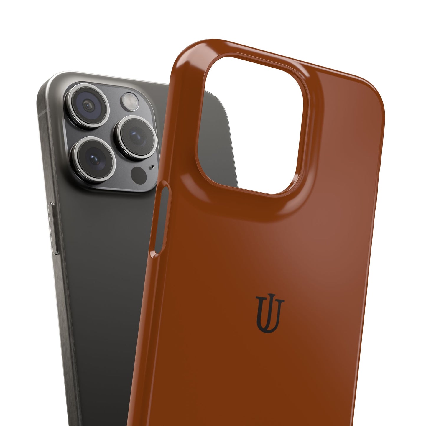 iPhone 15 Coffee Brown Snap Cases