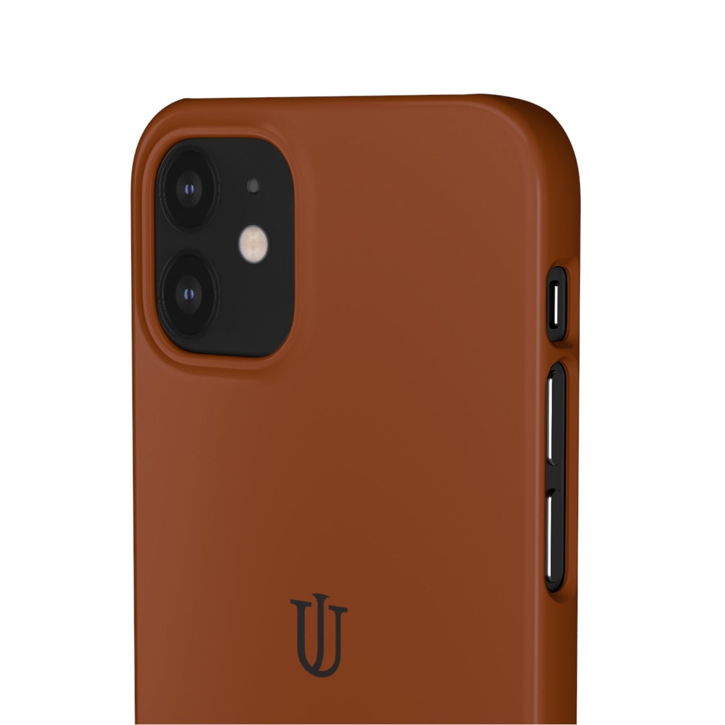 iPhone 12 Coffee Brown Snap Cases