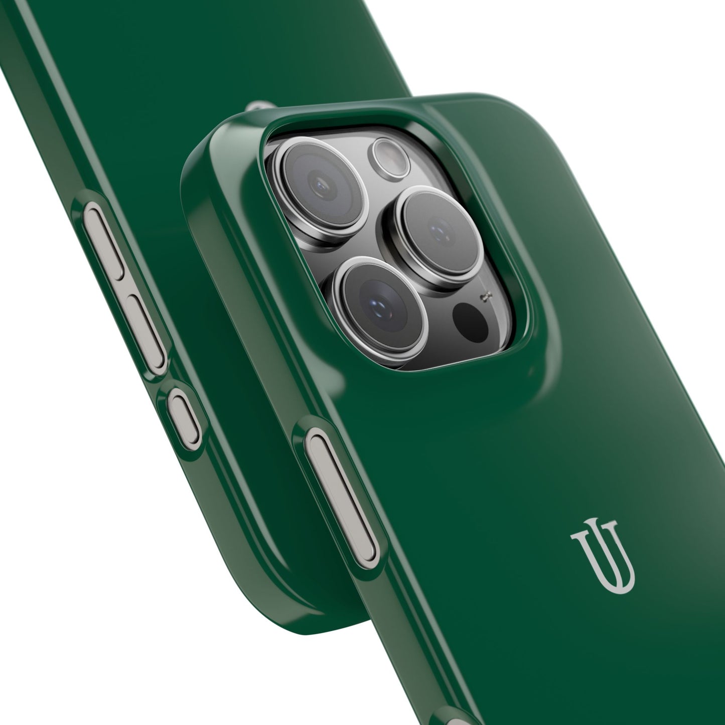 iPhone 16 Dark Green Snap Cases
