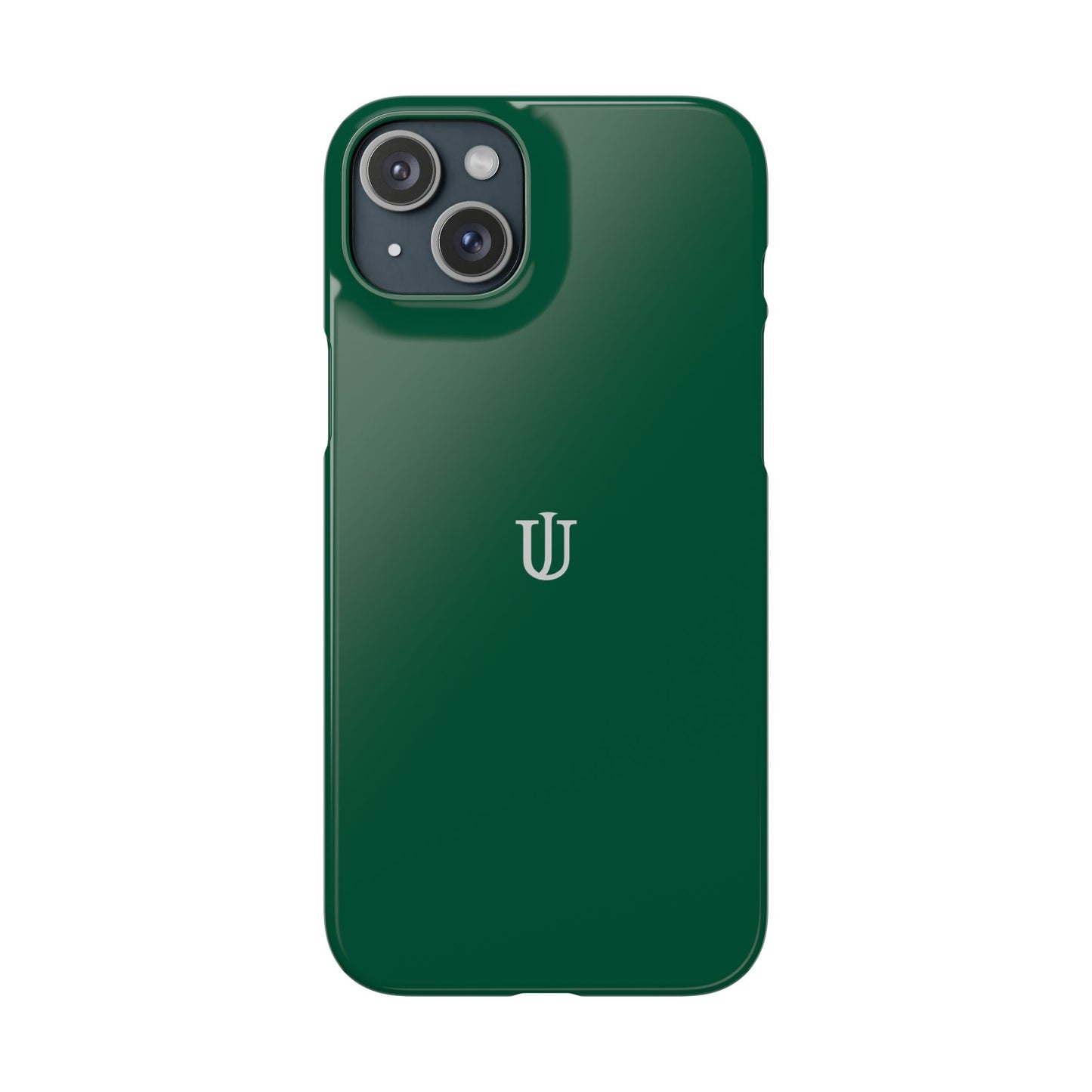 iPhone 15 Dark Green Snap Cases