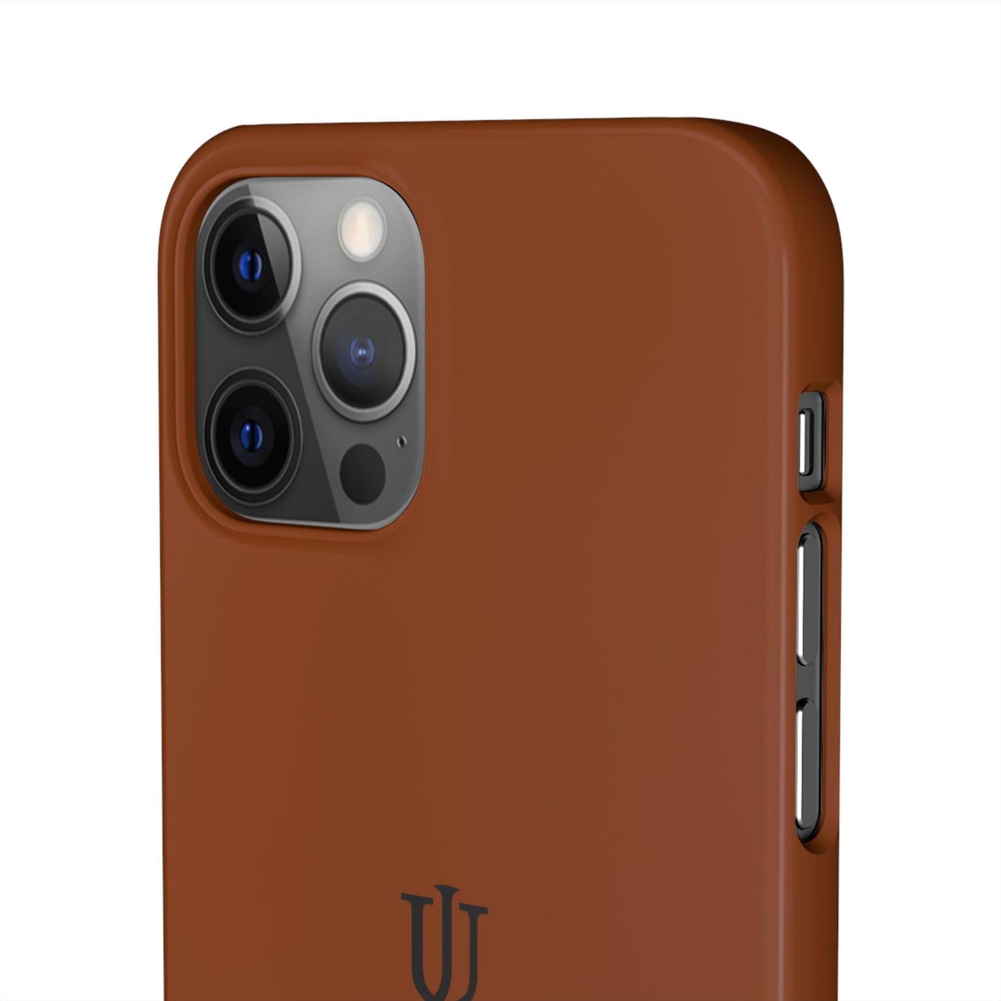 iPhone 12 Coffee Brown Snap Cases