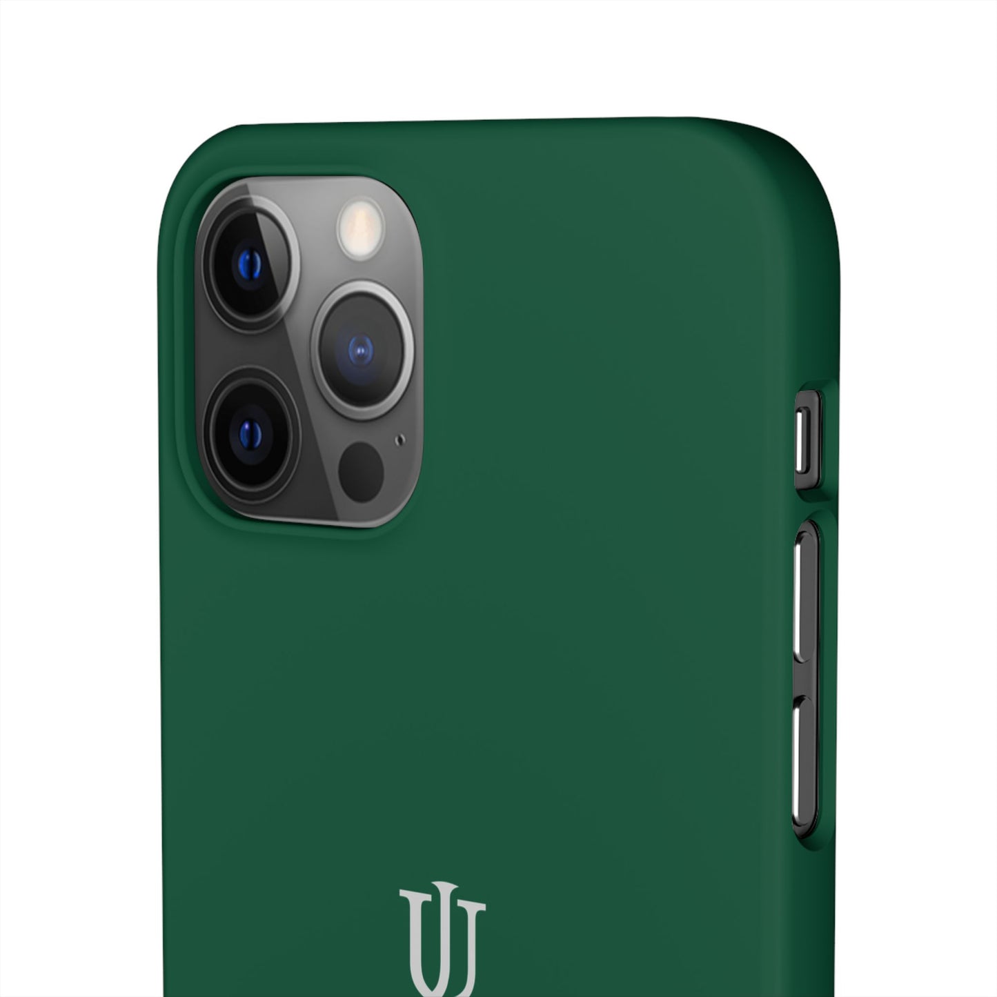iPhone 12 Dark Green Snap Cases