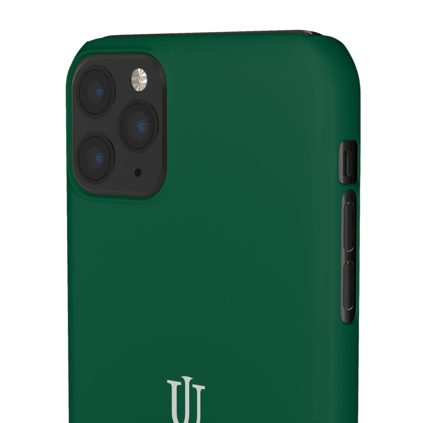 iPhone 11 Dark Green Snap Cases