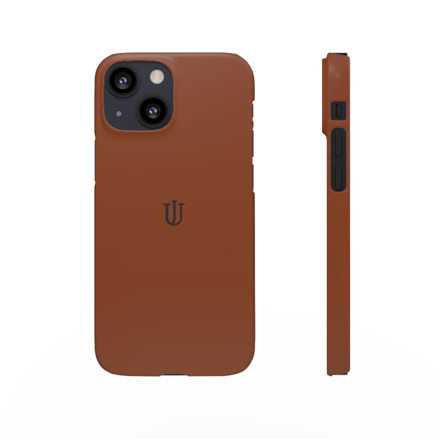 iPhone 13 Coffee Brown Snap Cases