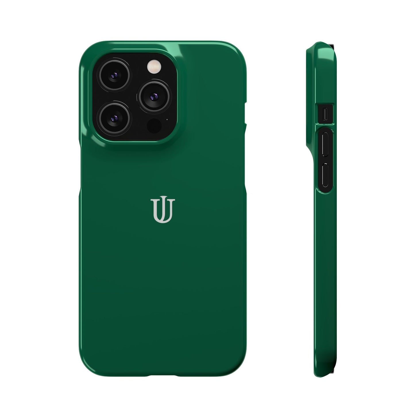iPhone 14 Dark Green Snap Cases