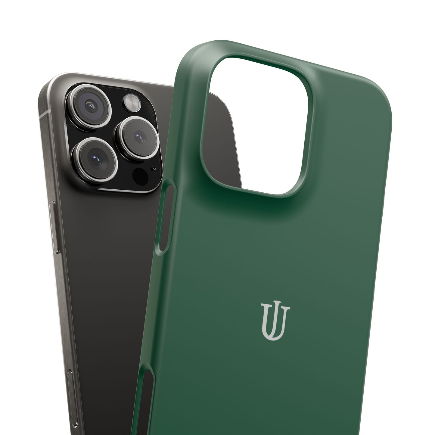iPhone 16 Dark Green Snap Cases