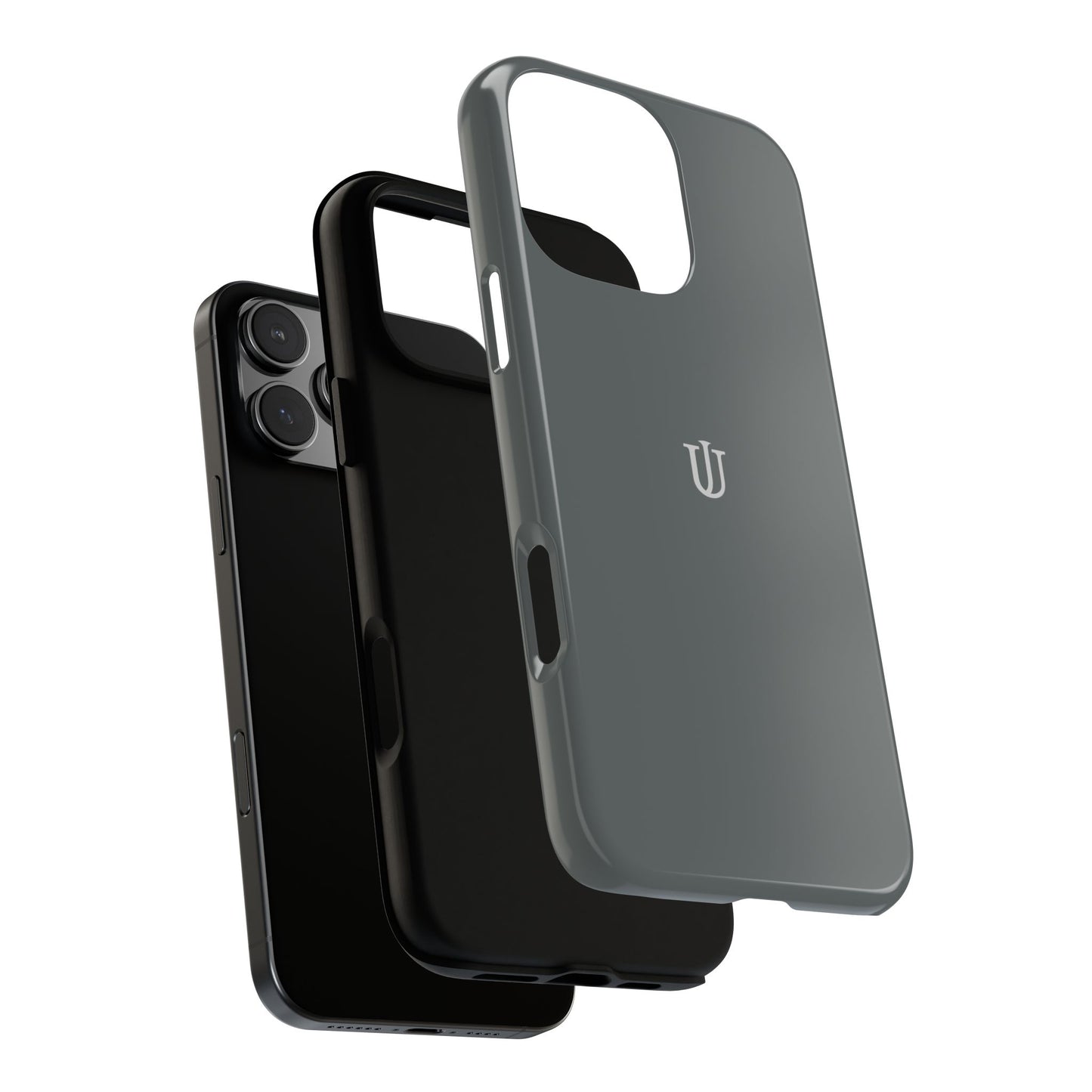 iPhone 16 Grey Tough Cases