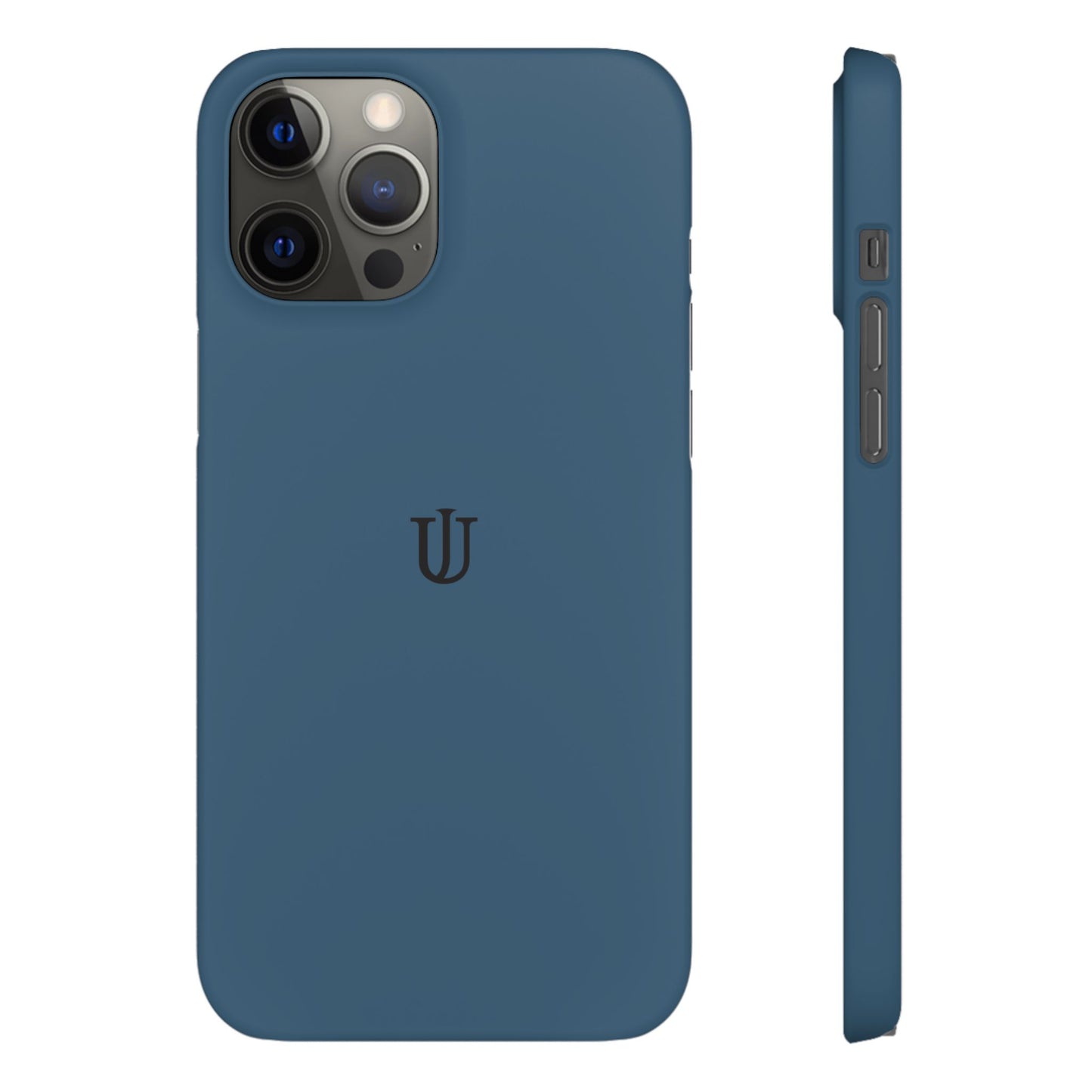 iPhone 12 Deep Blue Snap Cases