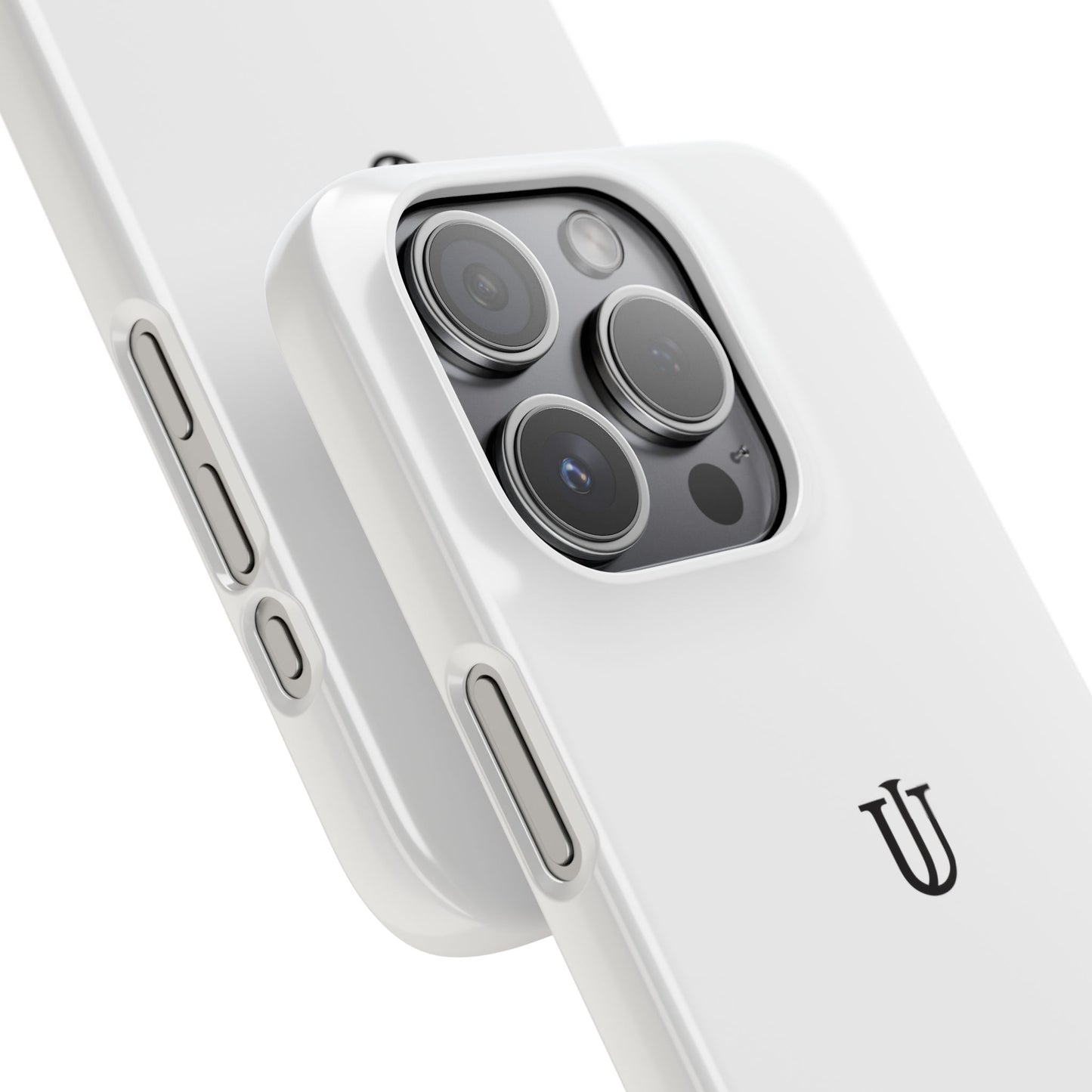 iPhone 15 White Snap Cases