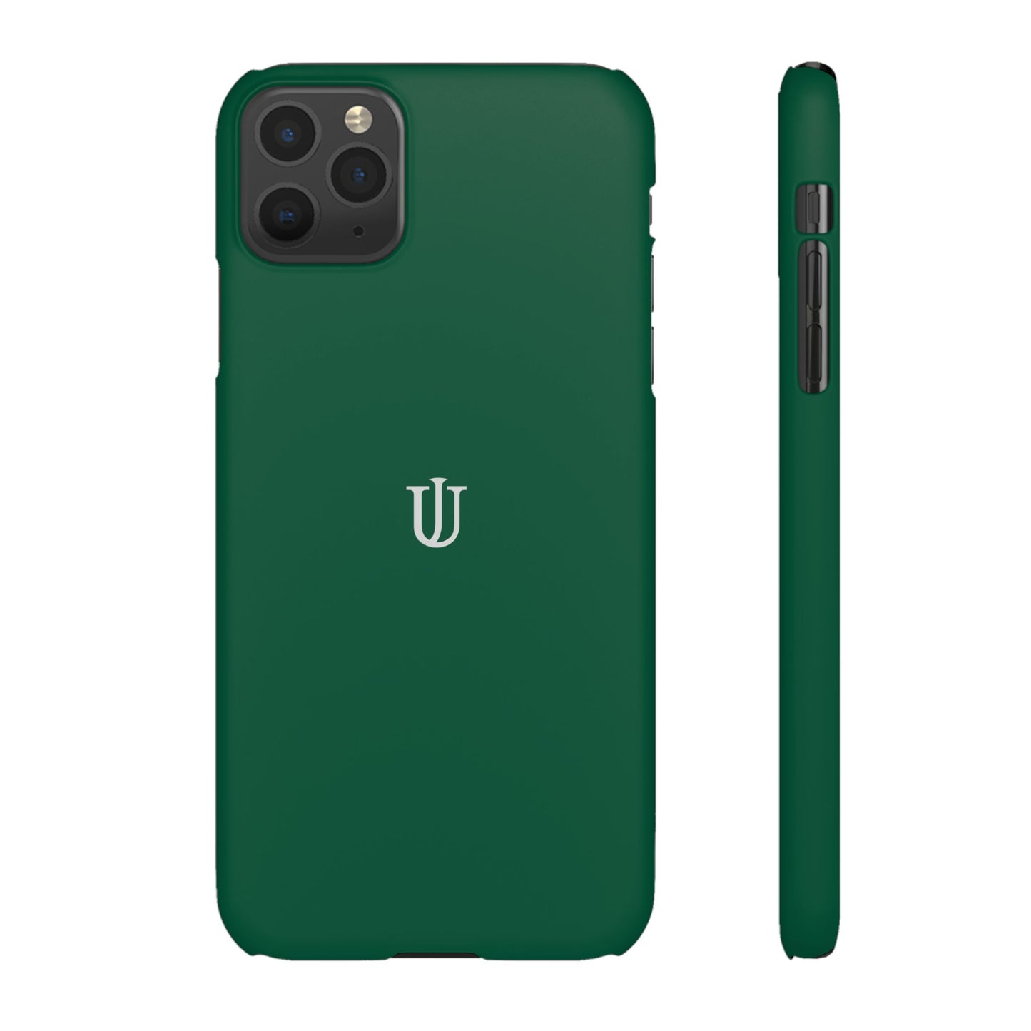 iPhone 11 Dark Green Snap Cases