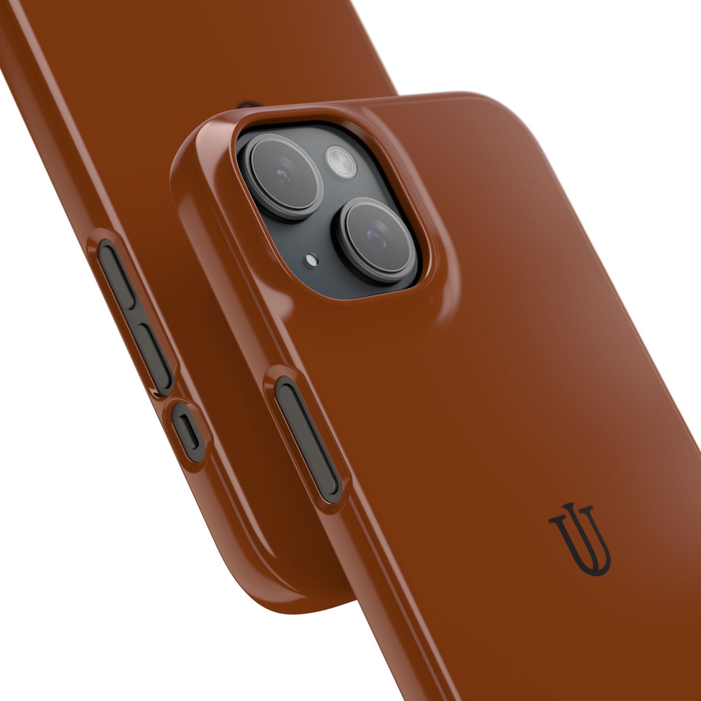 iPhone 15 Coffee Brown Snap Cases