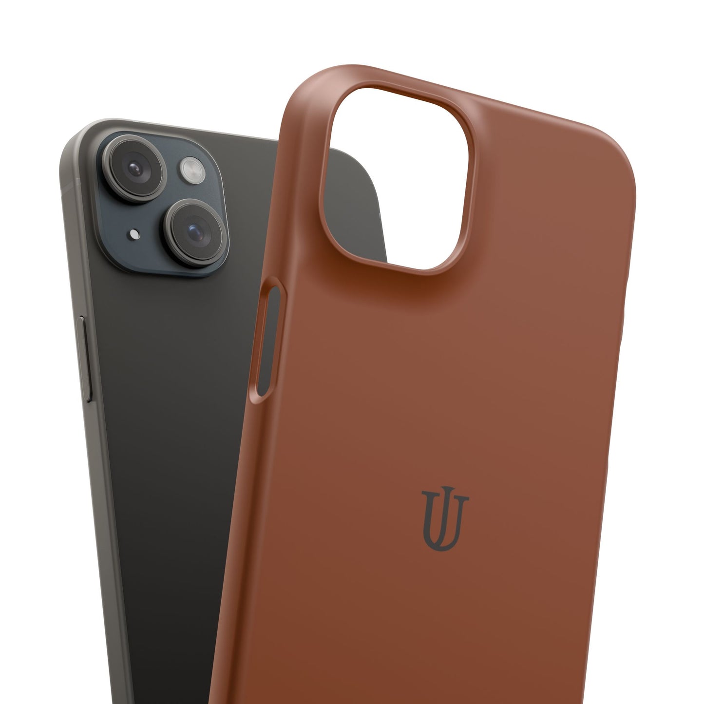 iPhone 15 Coffee Brown Snap Cases