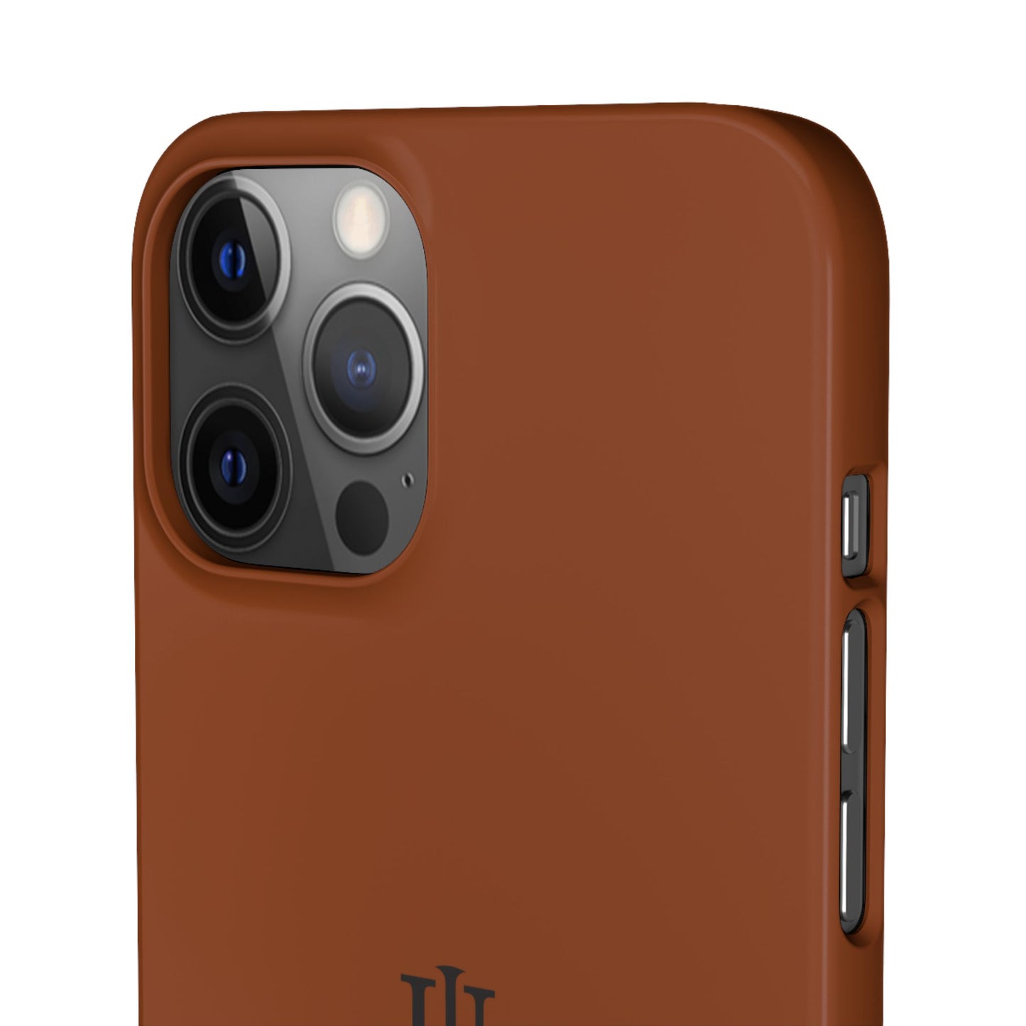 iPhone 12 Coffee Brown Snap Cases
