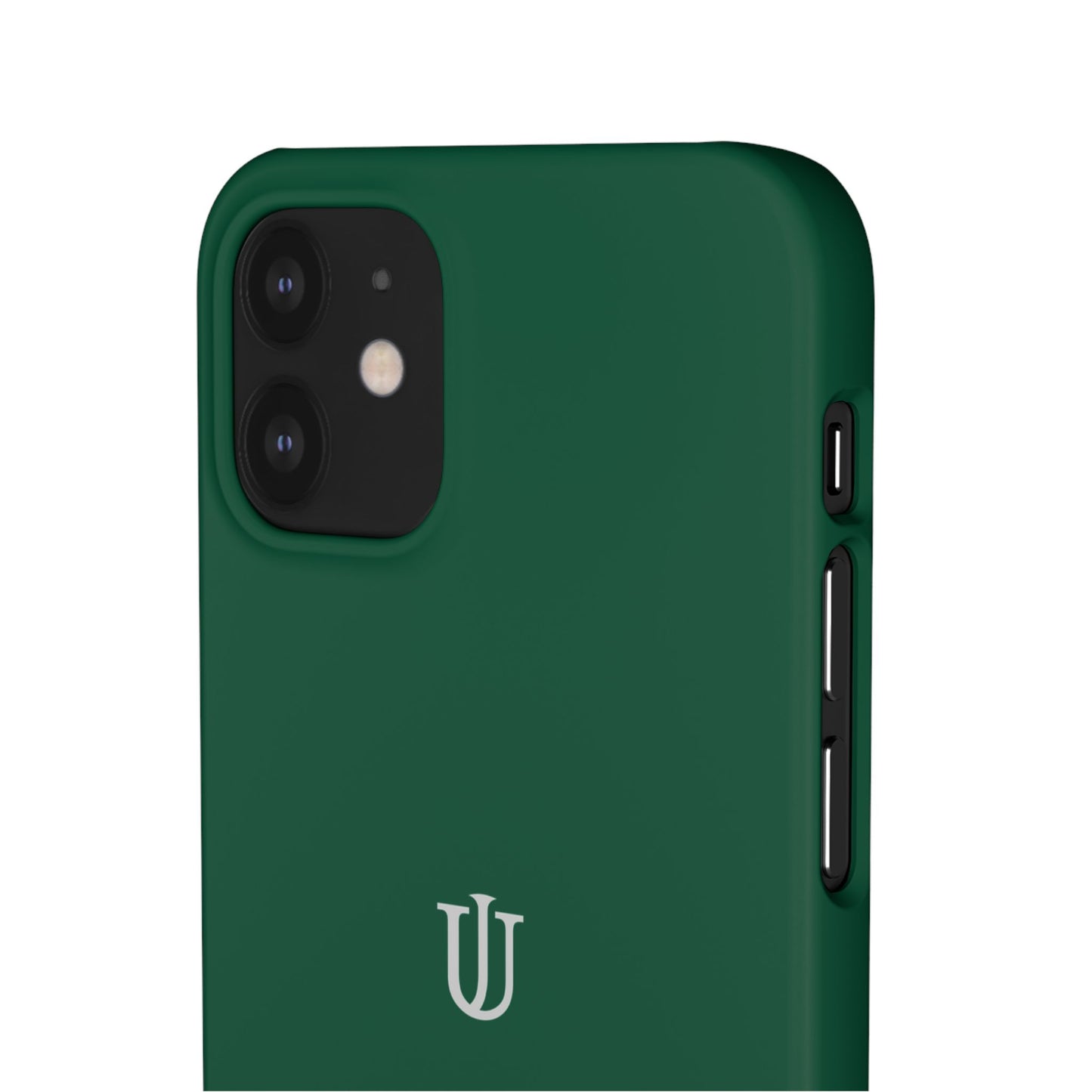 iPhone 12 Dark Green Snap Cases