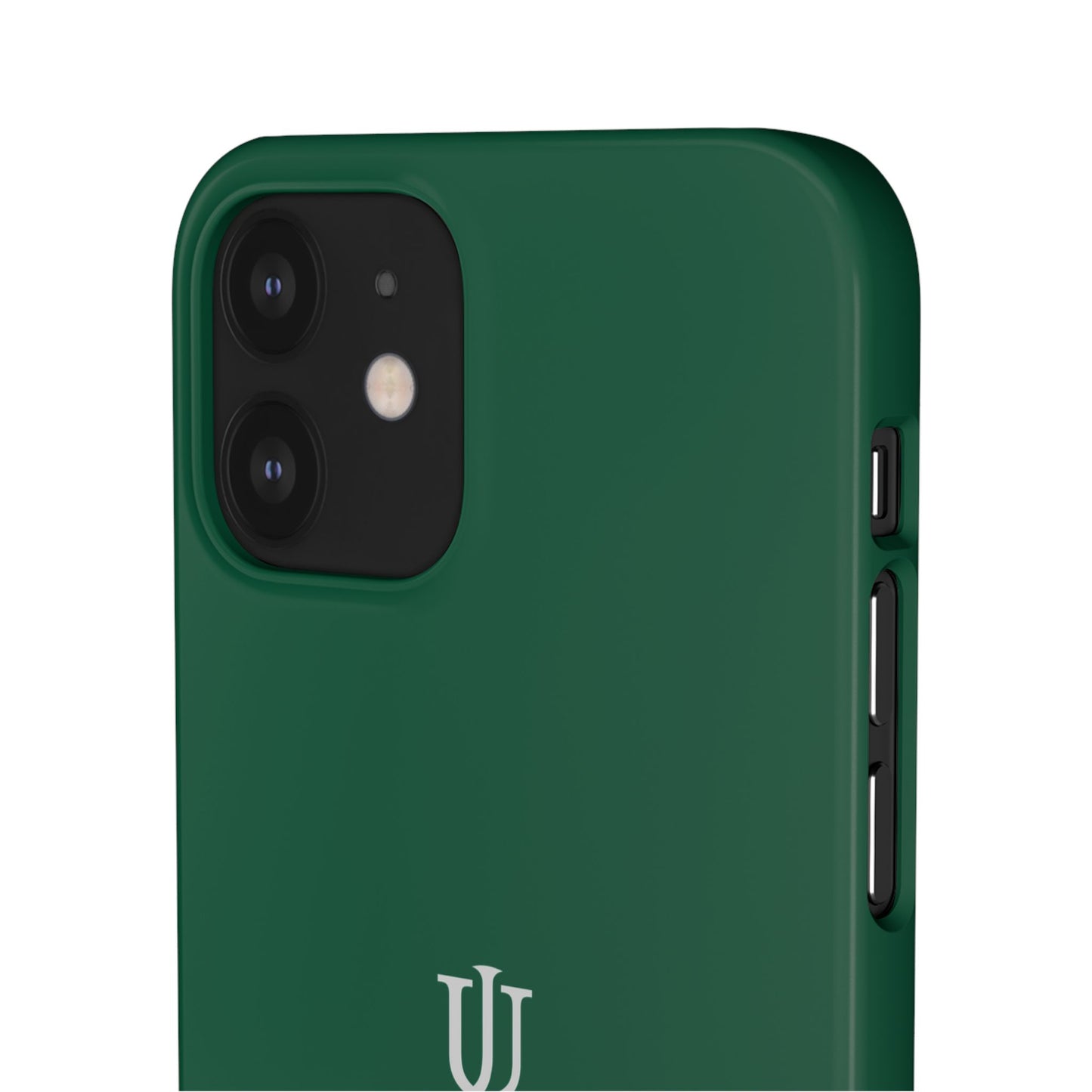 iPhone 12 Dark Green Snap Cases