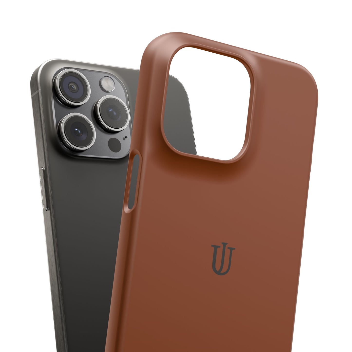 iPhone 15 Coffee Brown Snap Cases