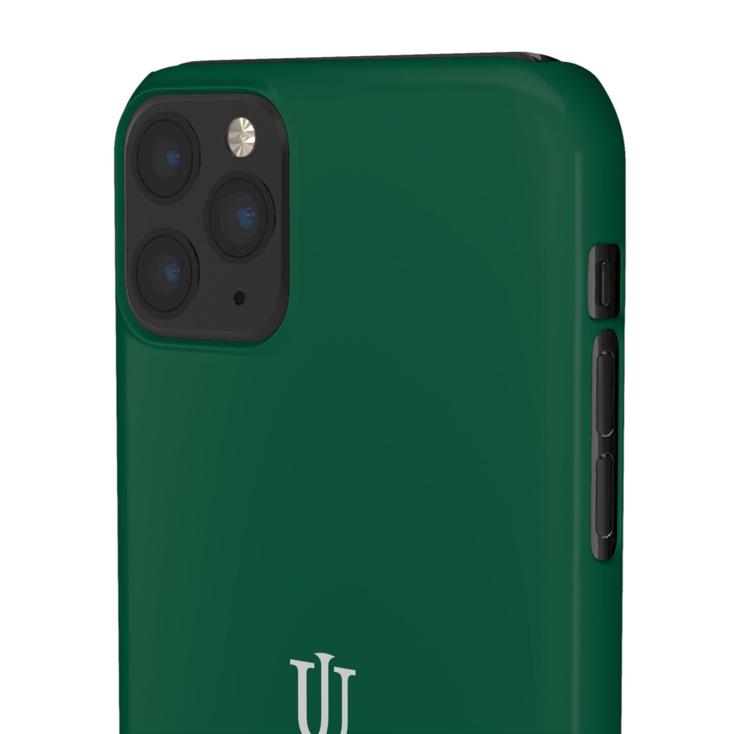 iPhone 11 Dark Green Snap Cases