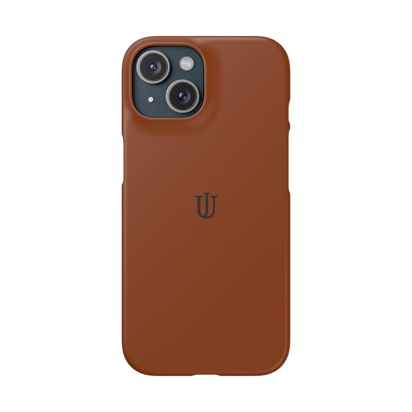 iPhone 15 Coffee Brown Snap Cases