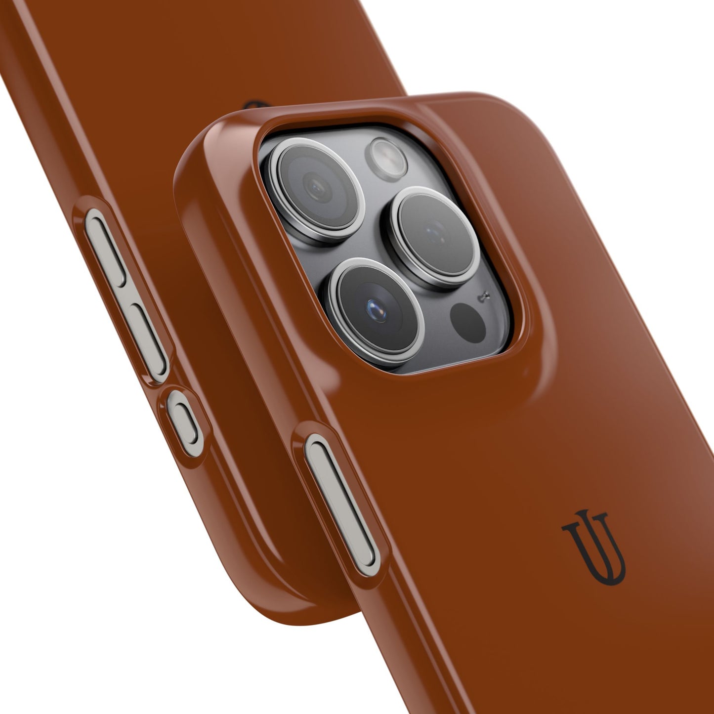 iPhone 15 Coffee Brown Snap Cases