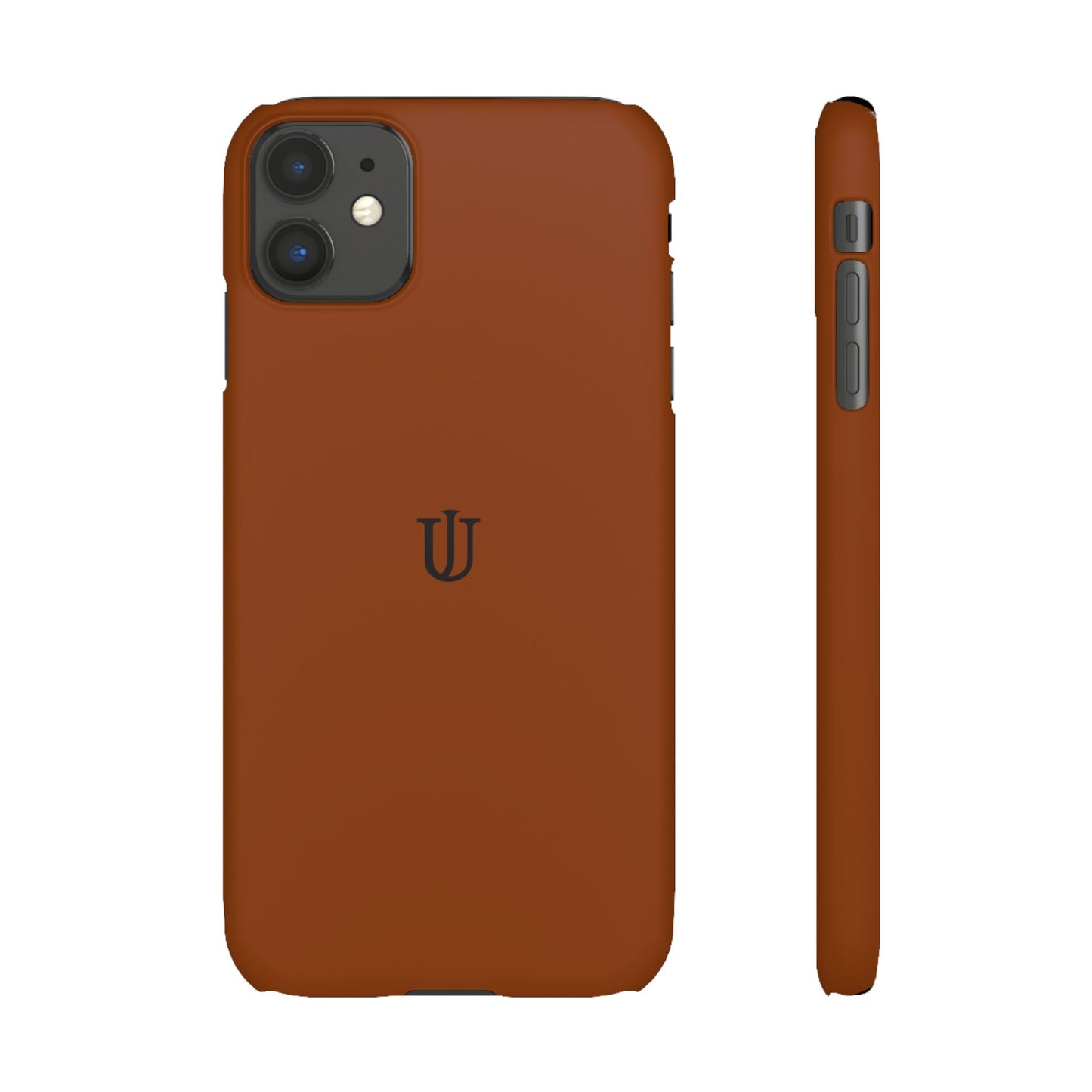 iPhone 11 Coffee Brown Snap Cases