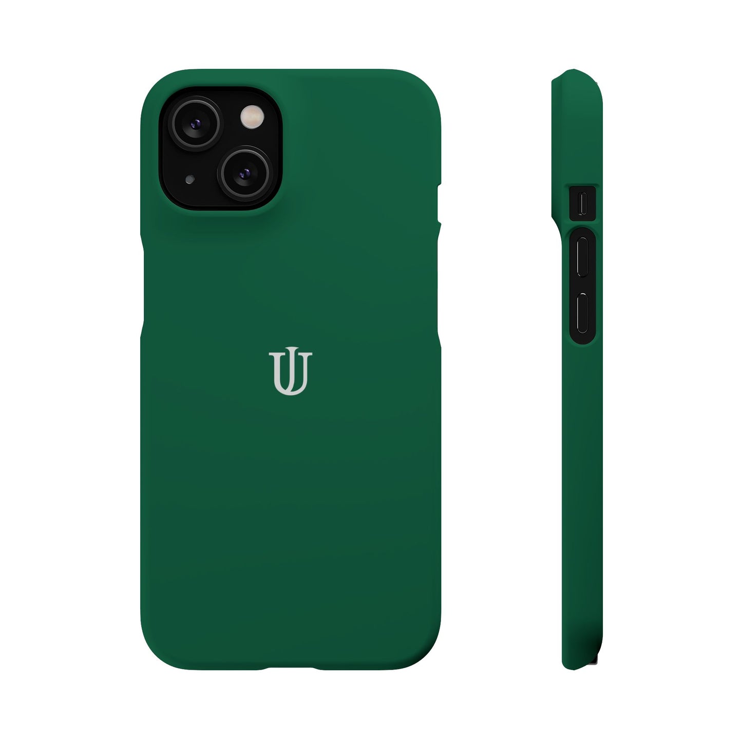 iPhone 14 Dark Green Snap Cases