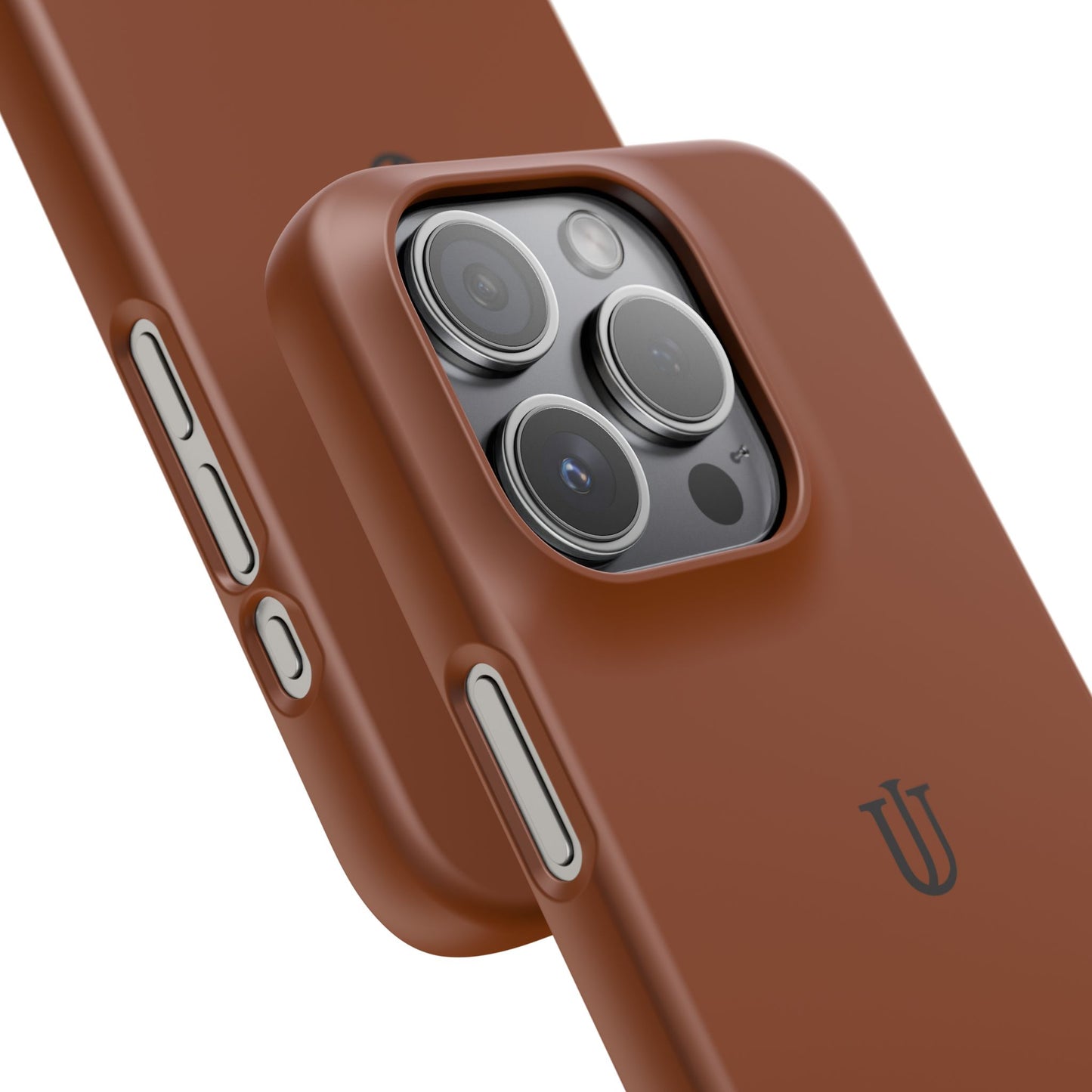 iPhone 15 Coffee Brown Snap Cases