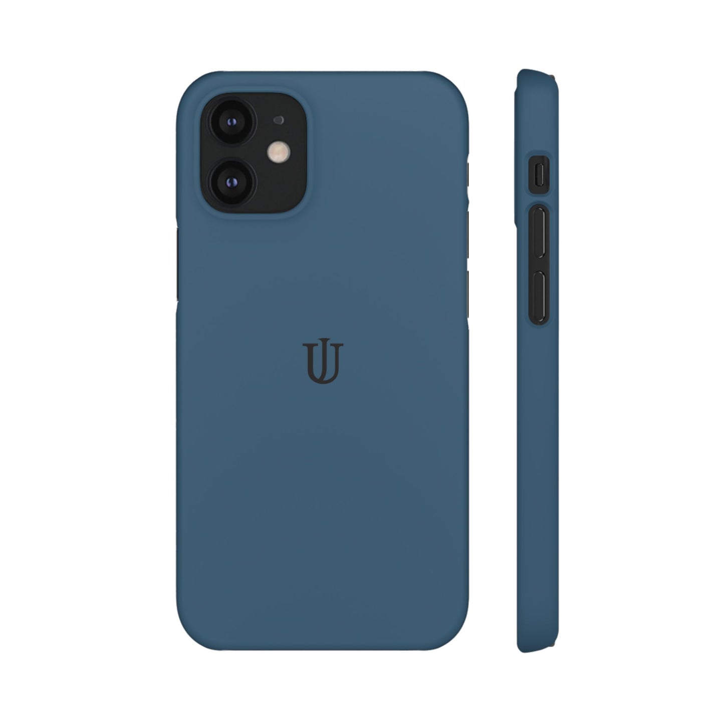 iPhone 12 Deep Blue Snap Cases