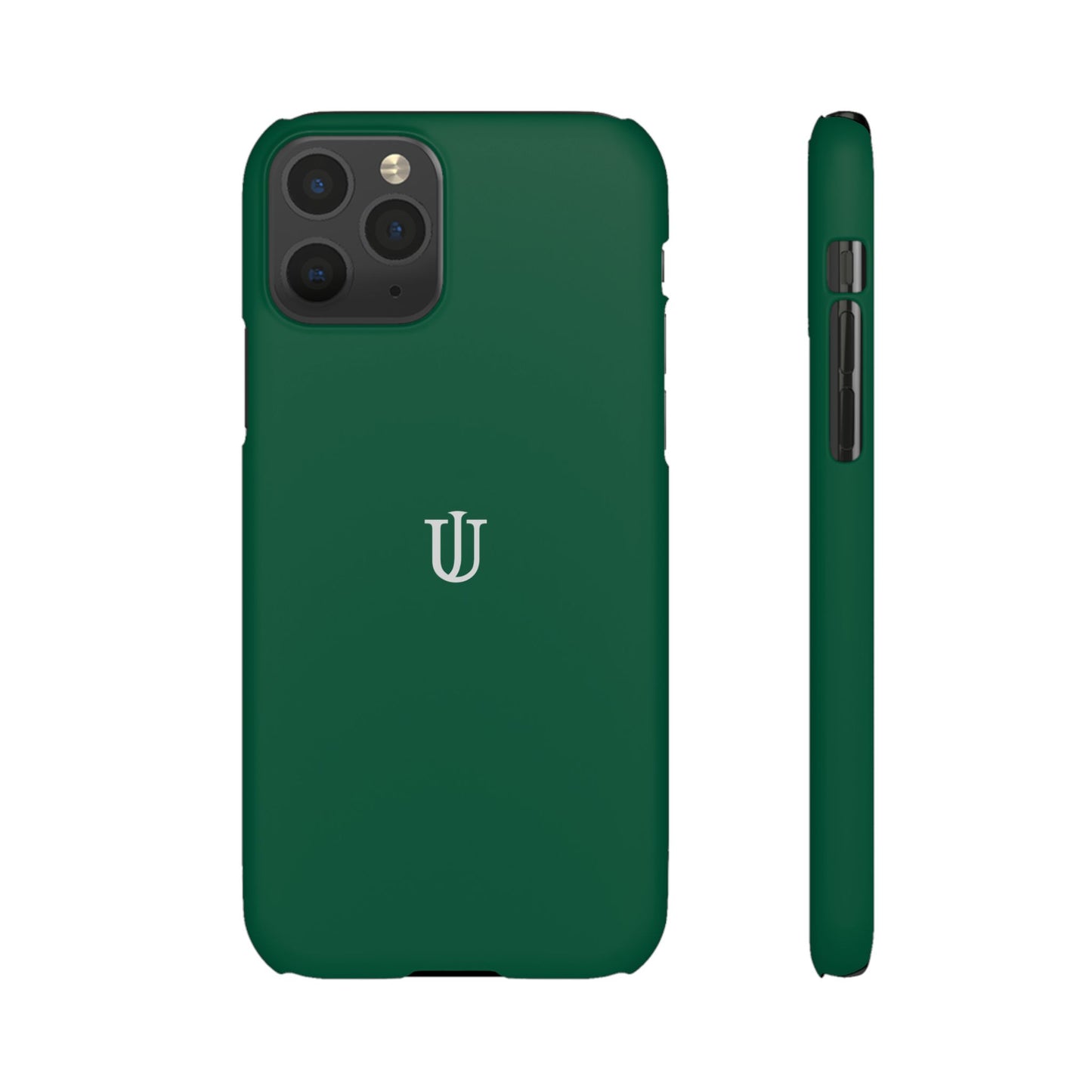 iPhone 11 Dark Green Snap Cases