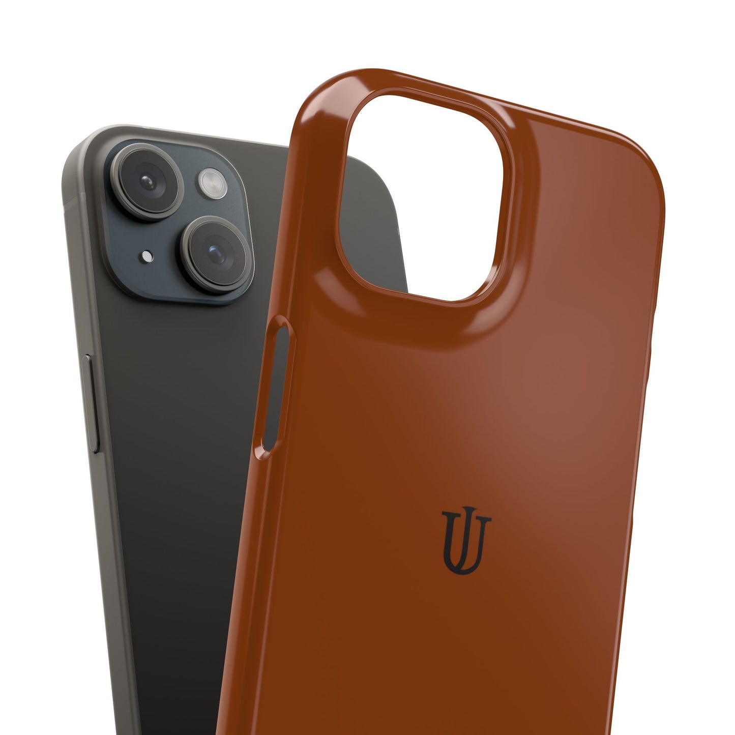 iPhone 15 Coffee Brown Snap Cases