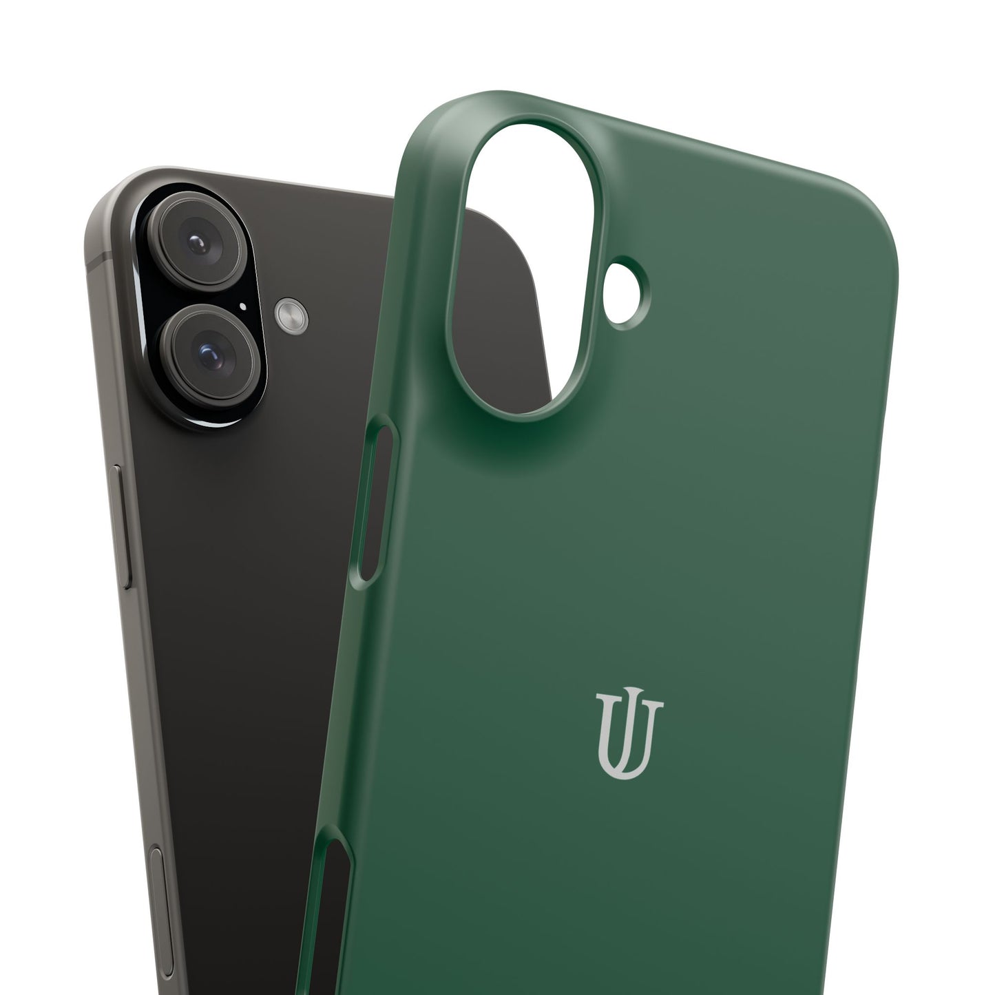 iPhone 16 Dark Green Snap Cases