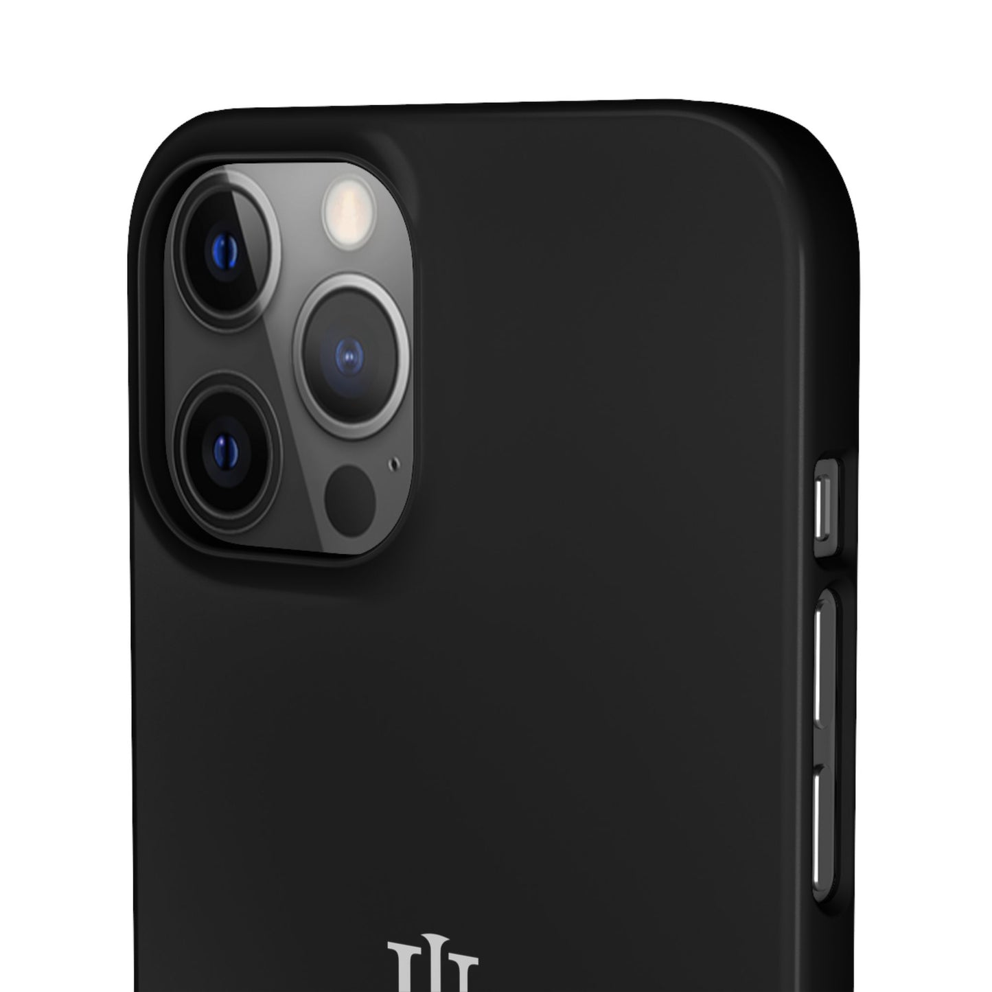 iPhone 12 Black Snap Cases