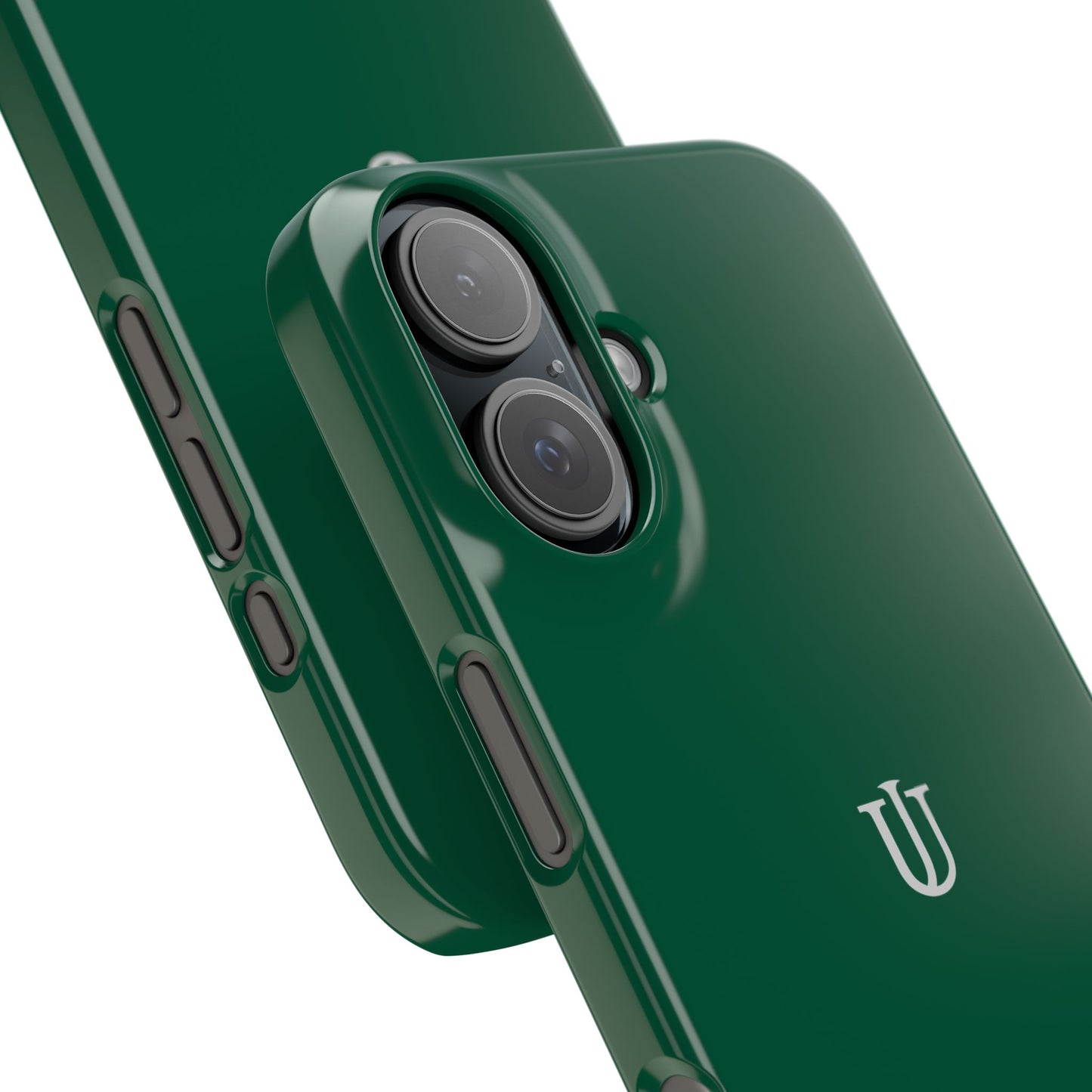 iPhone 16 Dark Green Snap Cases