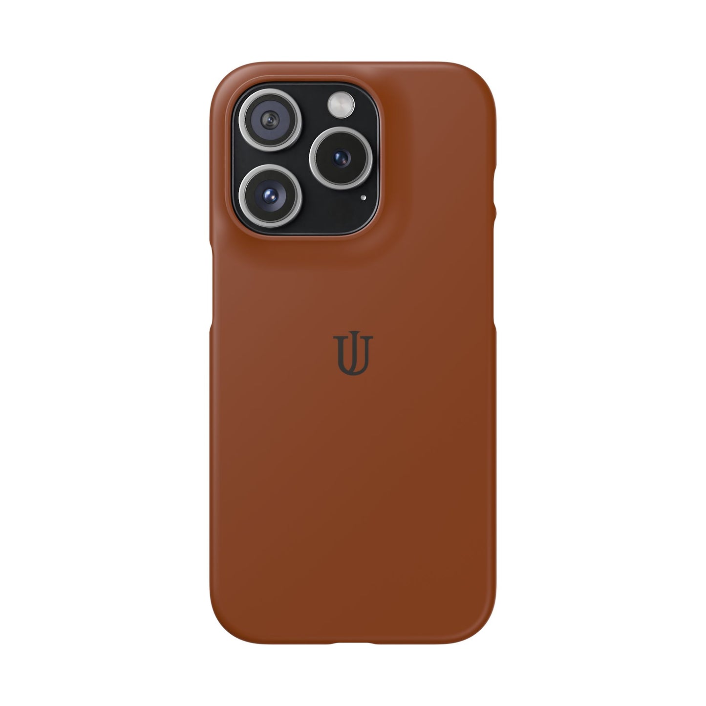 iPhone 15 Coffee Brown Snap Cases