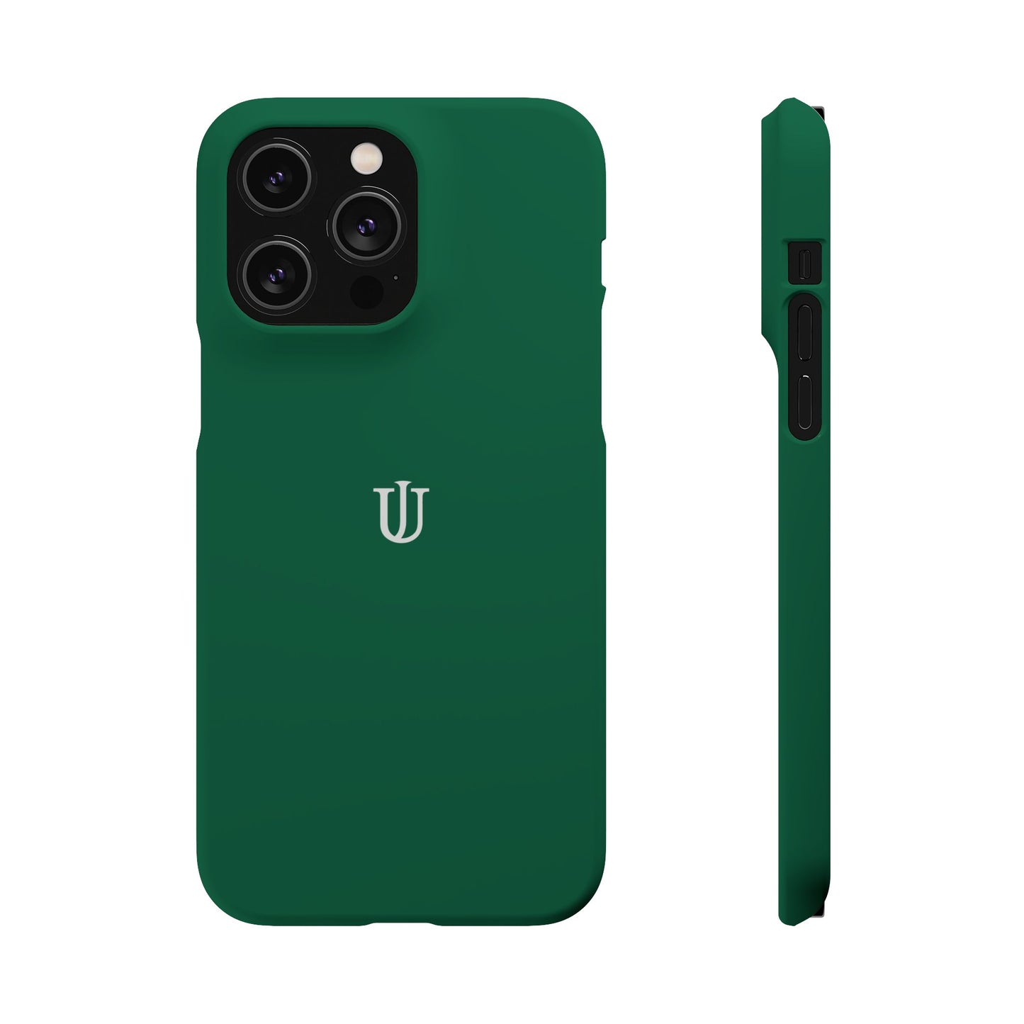 iPhone 14 Dark Green Snap Cases
