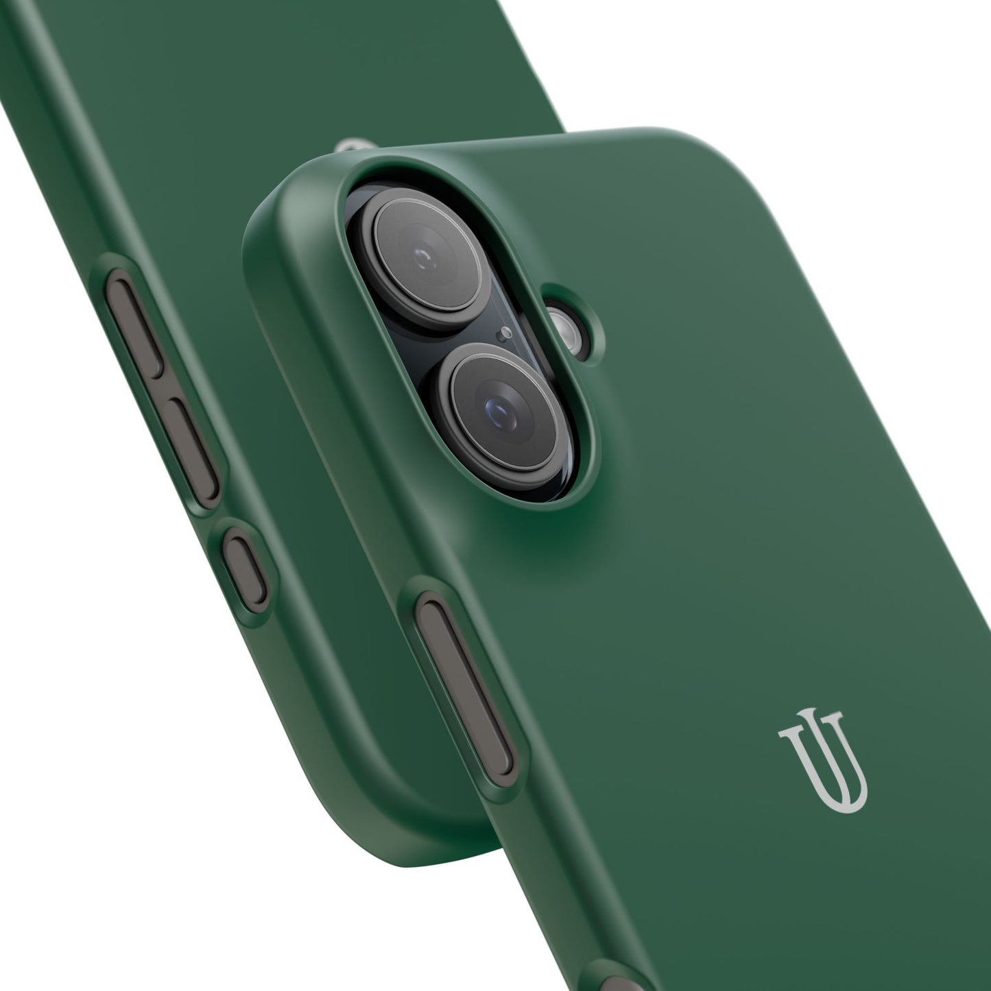 iPhone 16 Dark Green Snap Cases