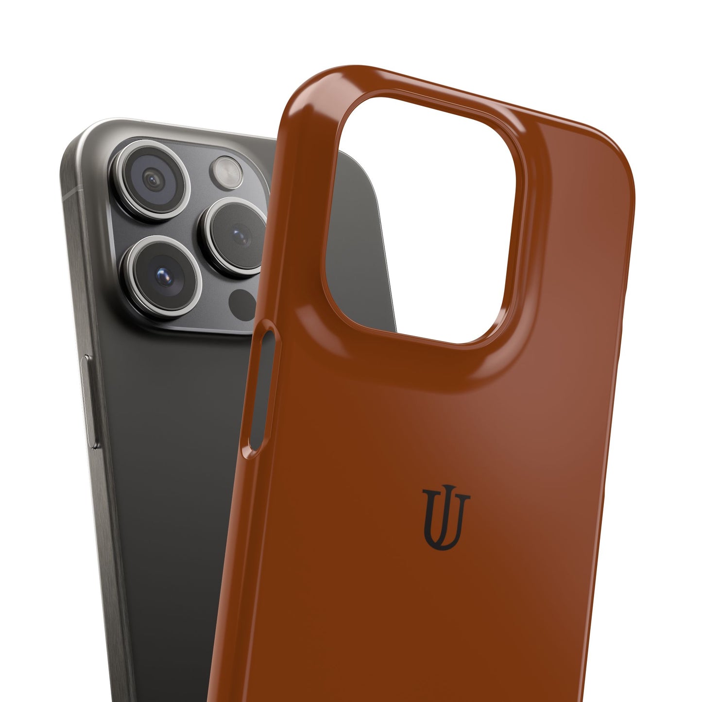 iPhone 15 Coffee Brown Snap Cases