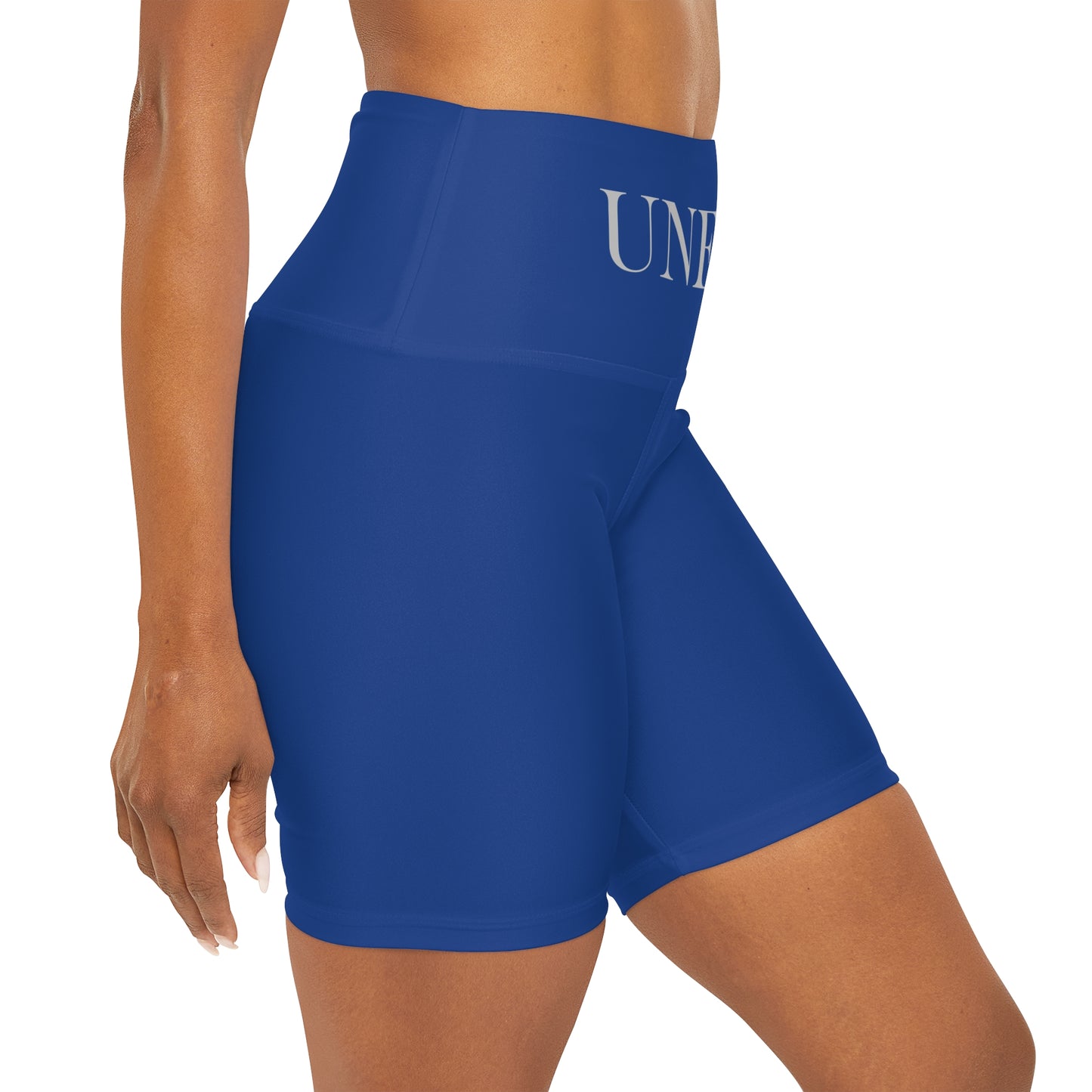 High Waisted Yoga Shorts (AOP)