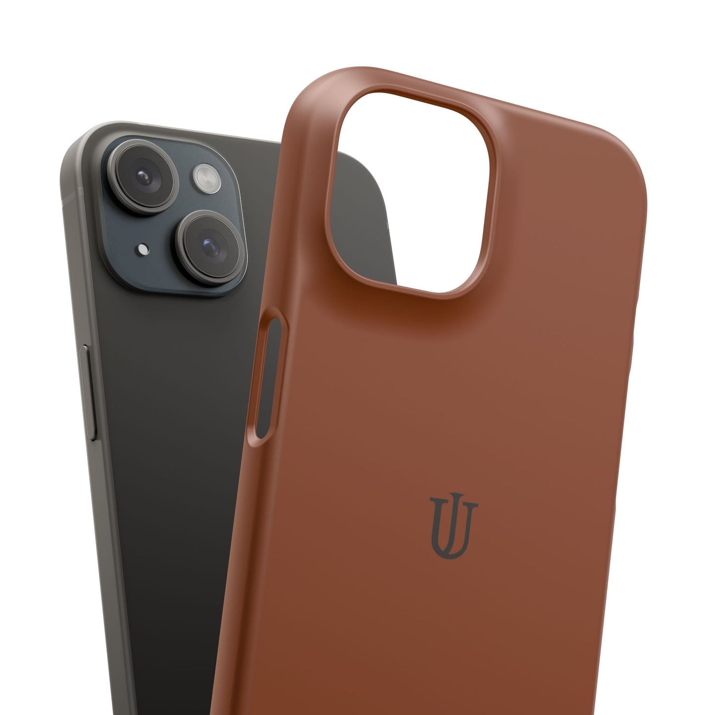 iPhone 15 Coffee Brown Snap Cases