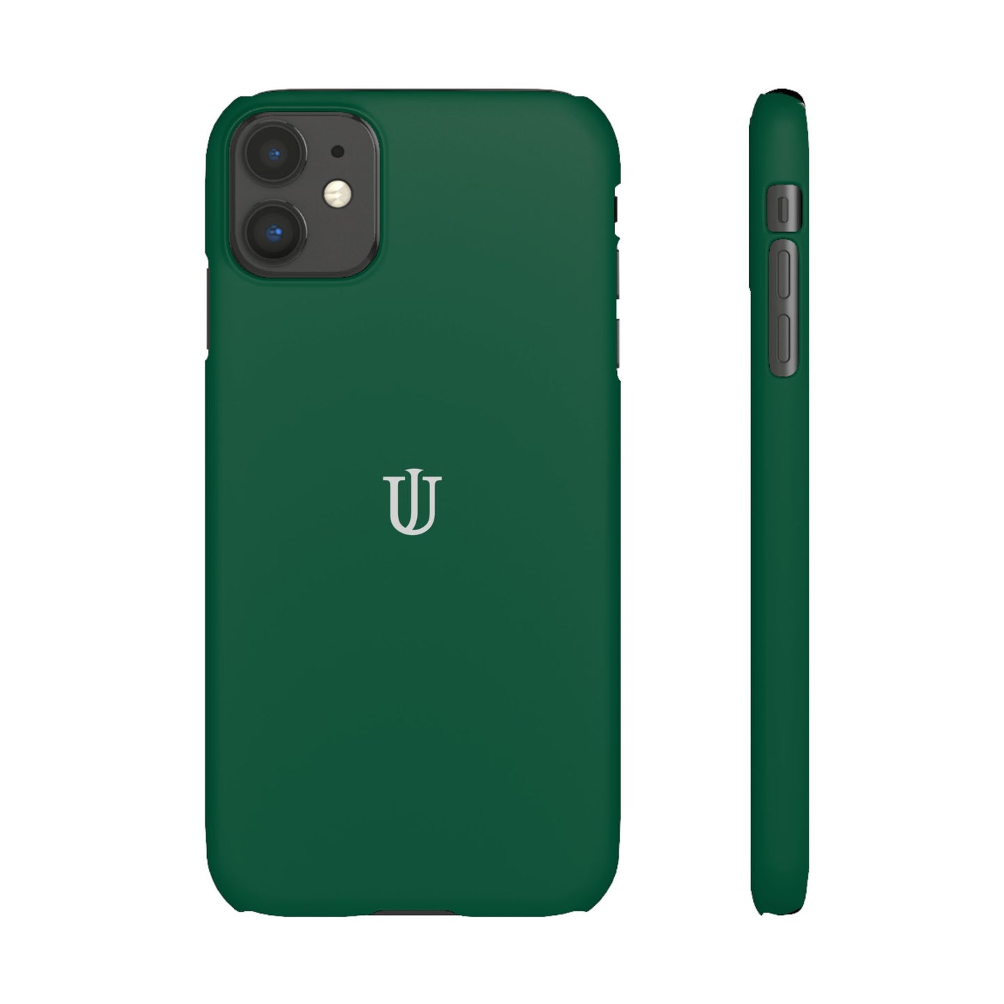 iPhone 11 Dark Green Snap Cases