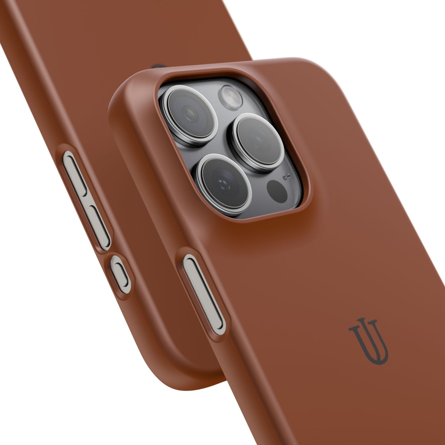 iPhone 15 Coffee Brown Snap Cases