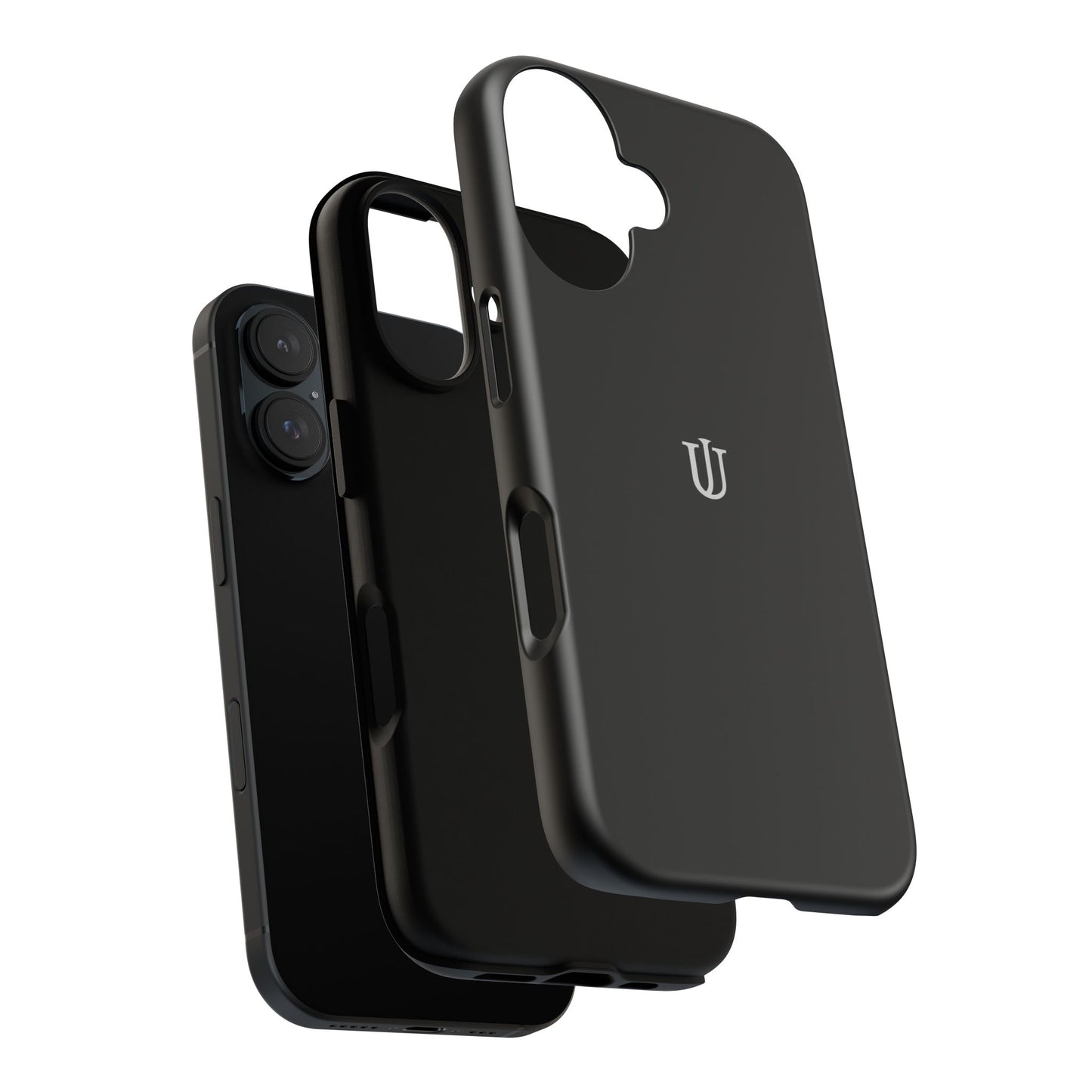 iPhone 16 Black Tough Cases