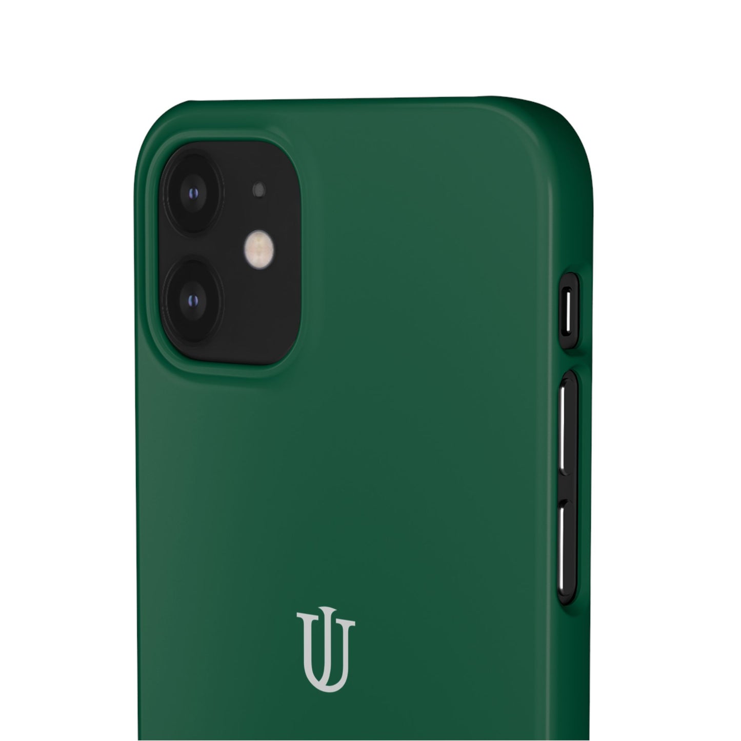 iPhone 12 Dark Green Snap Cases