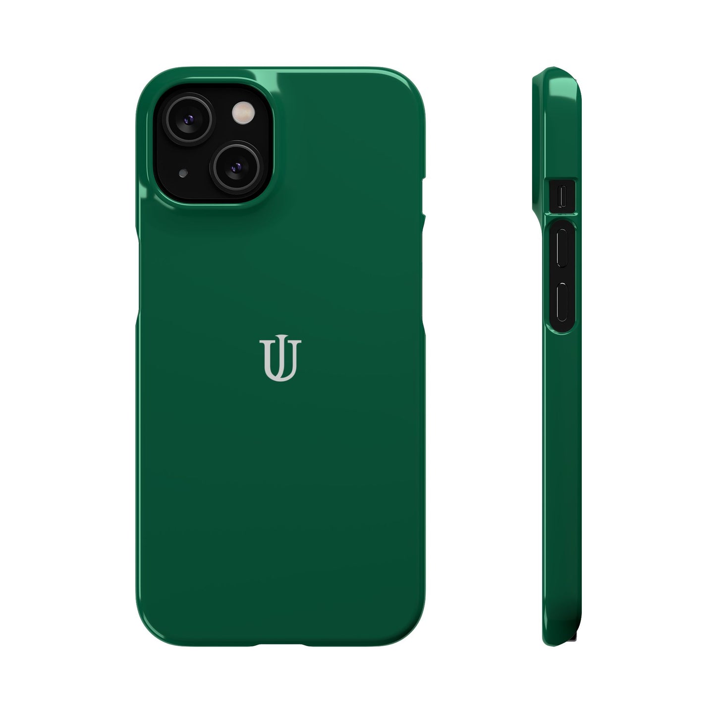 iPhone 14 Dark Green Snap Cases