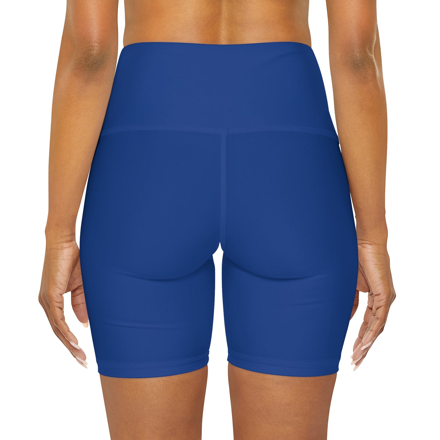 High Waisted Yoga Shorts (AOP)